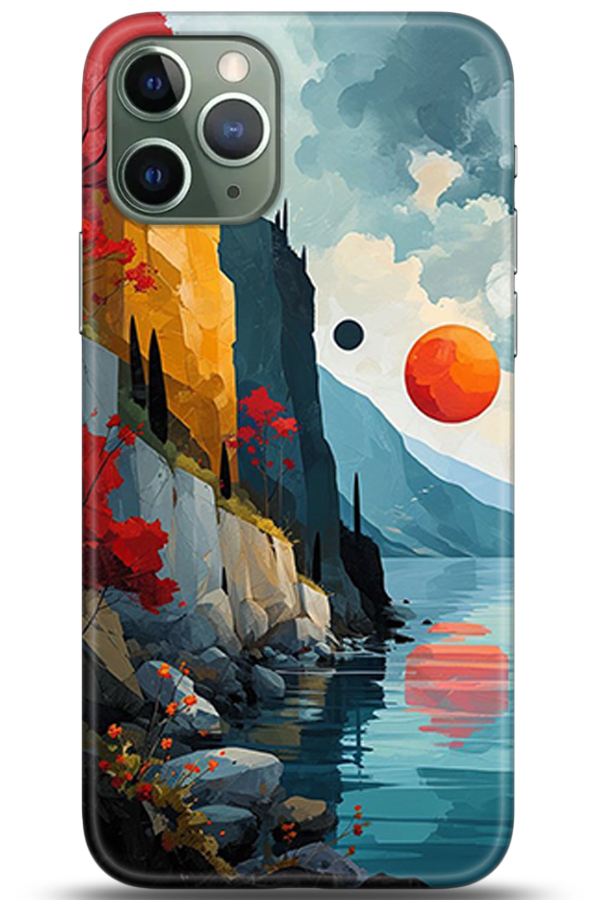 Apple iPhone 11 Pro Max Kılıf HD Baskılı Kılıf - Followed Institution 5368