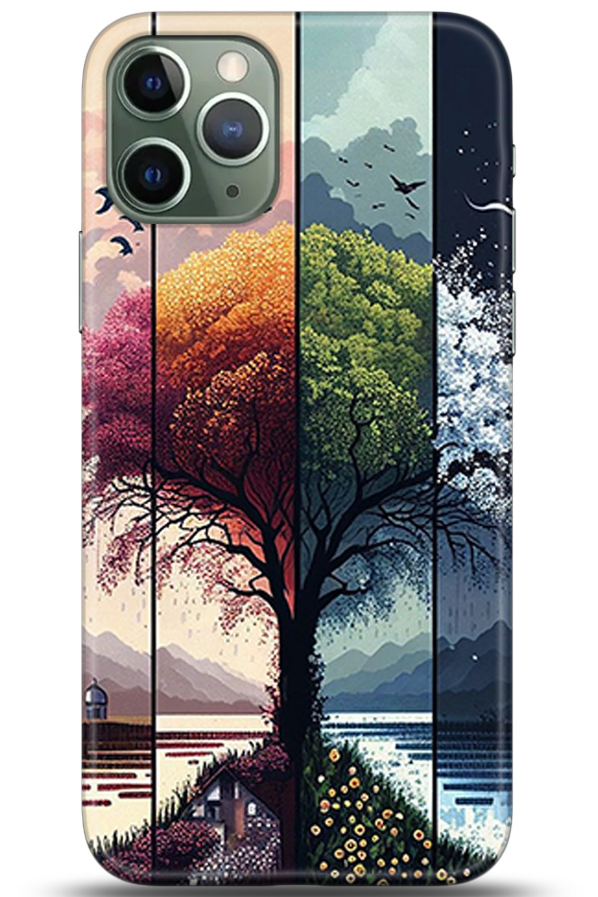 Apple iPhone 11 Pro Max Kılıf HD Baskılı Kılıf - Followed Institution 5369