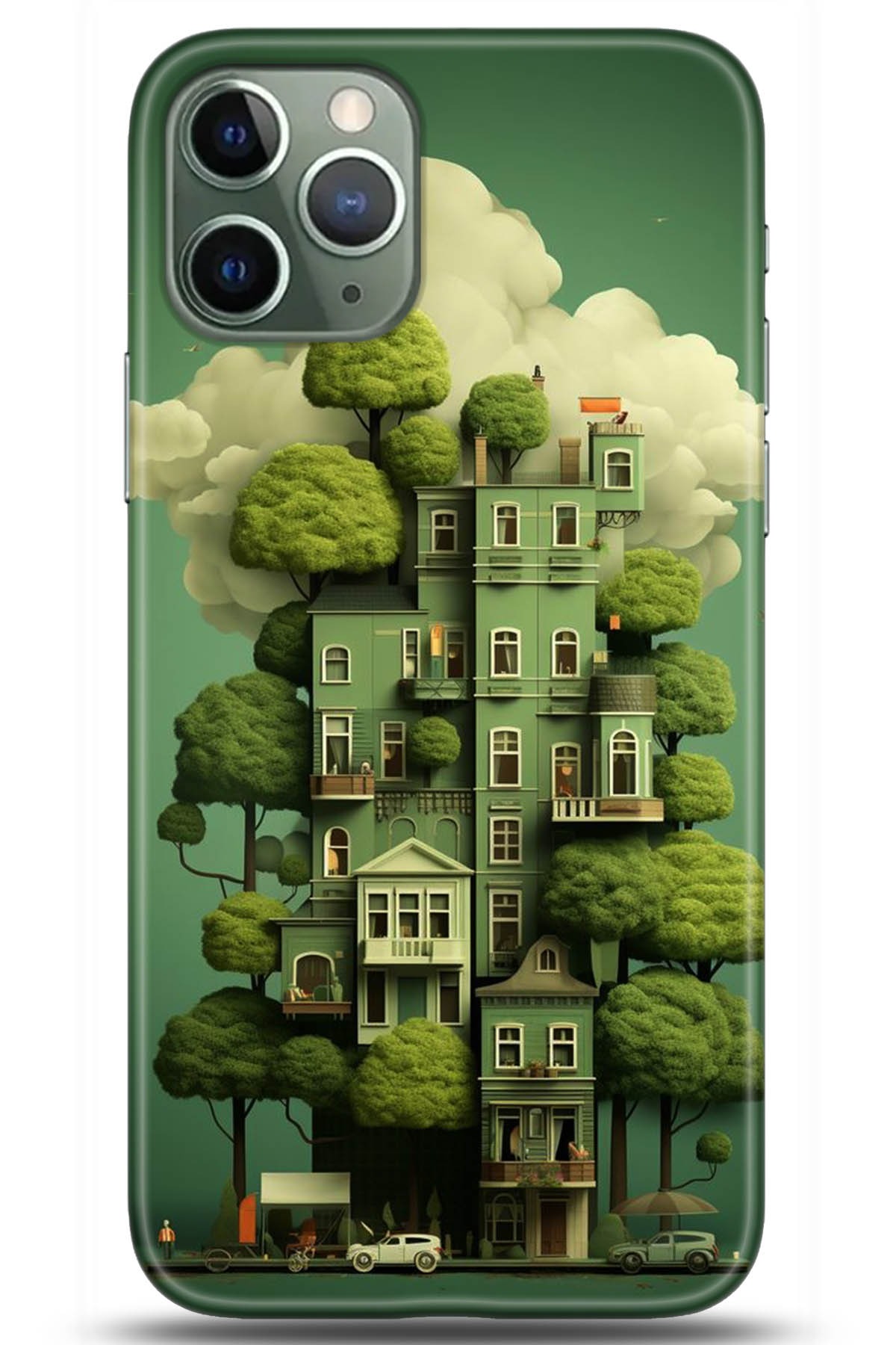 Apple iPhone 11 Pro Max Uyumlu Kılıf HD Baskılı Kılıf - Followed Institution 5273