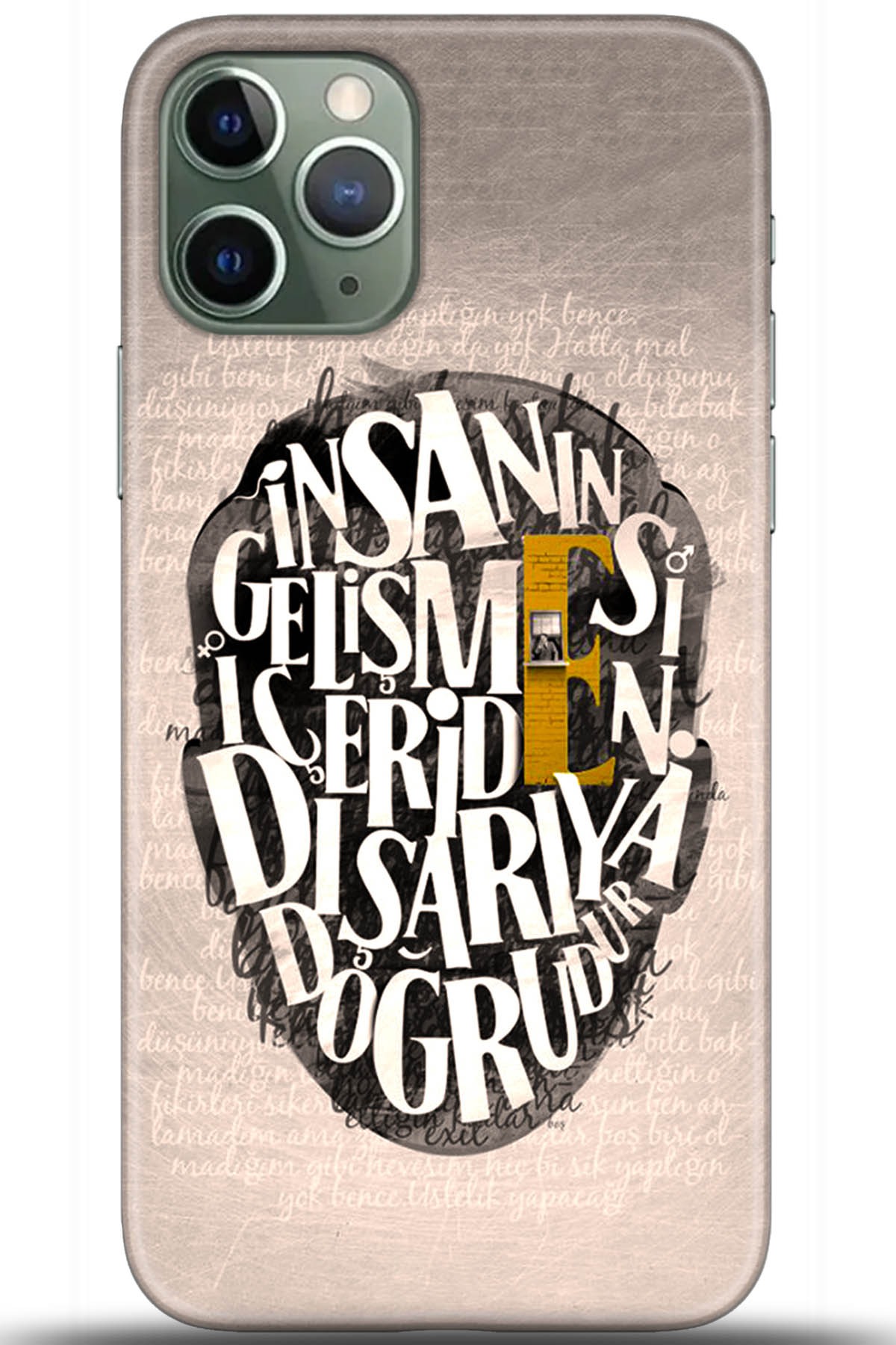 Apple iPhone 11 Pro Kılıf HD Baskılı Kılıf - Followed Institution 5587