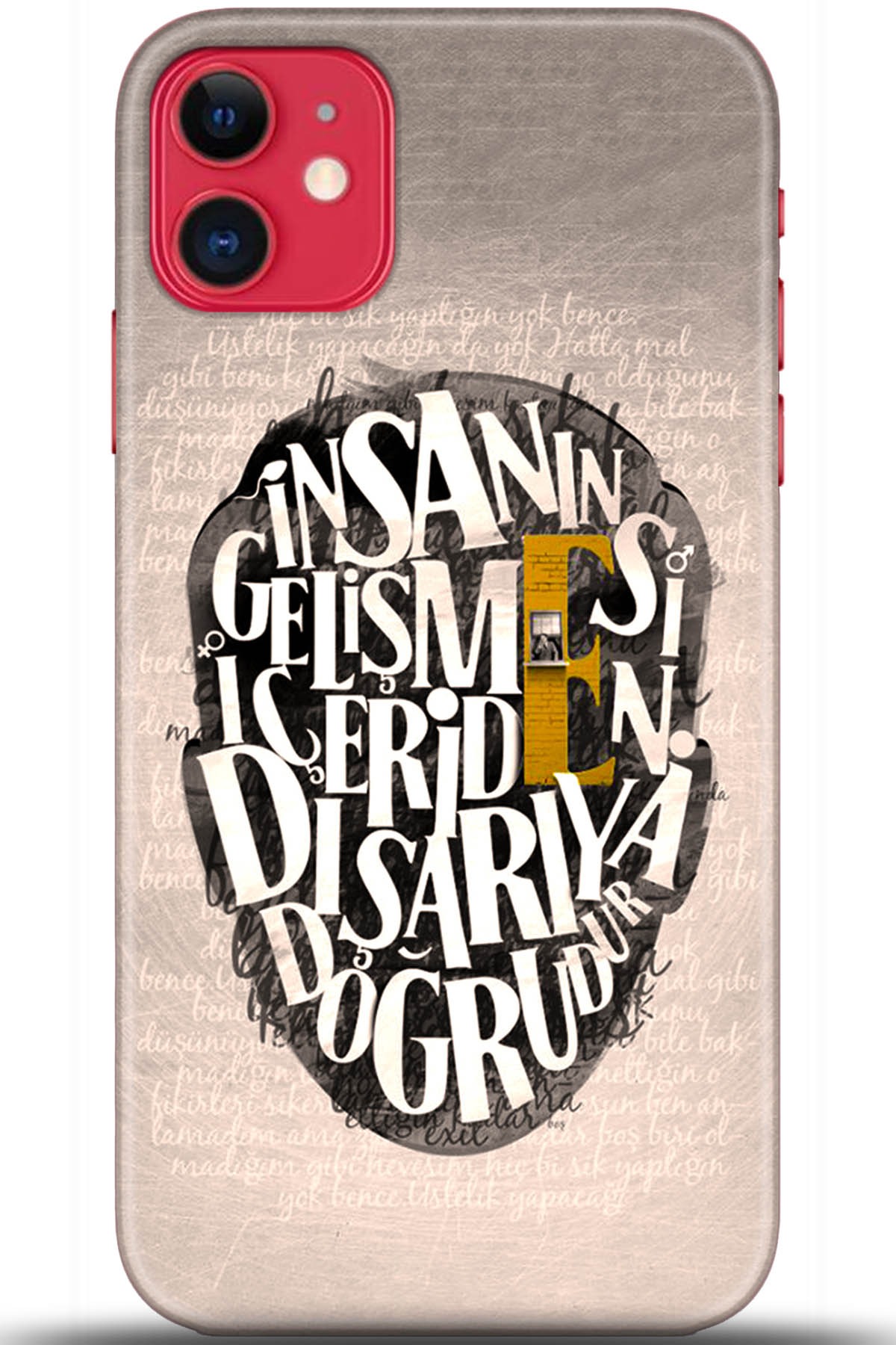 Apple iPhone 11 Kılıf HD Baskılı Kılıf - Followed Institution 5587