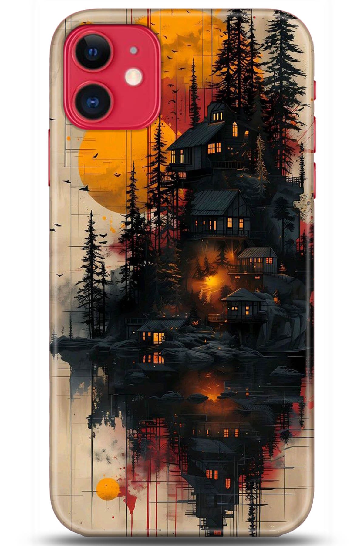 Apple iPhone 11 Uyumlu Kılıf HD Baskılı Kılıf - Followed Institution 5292