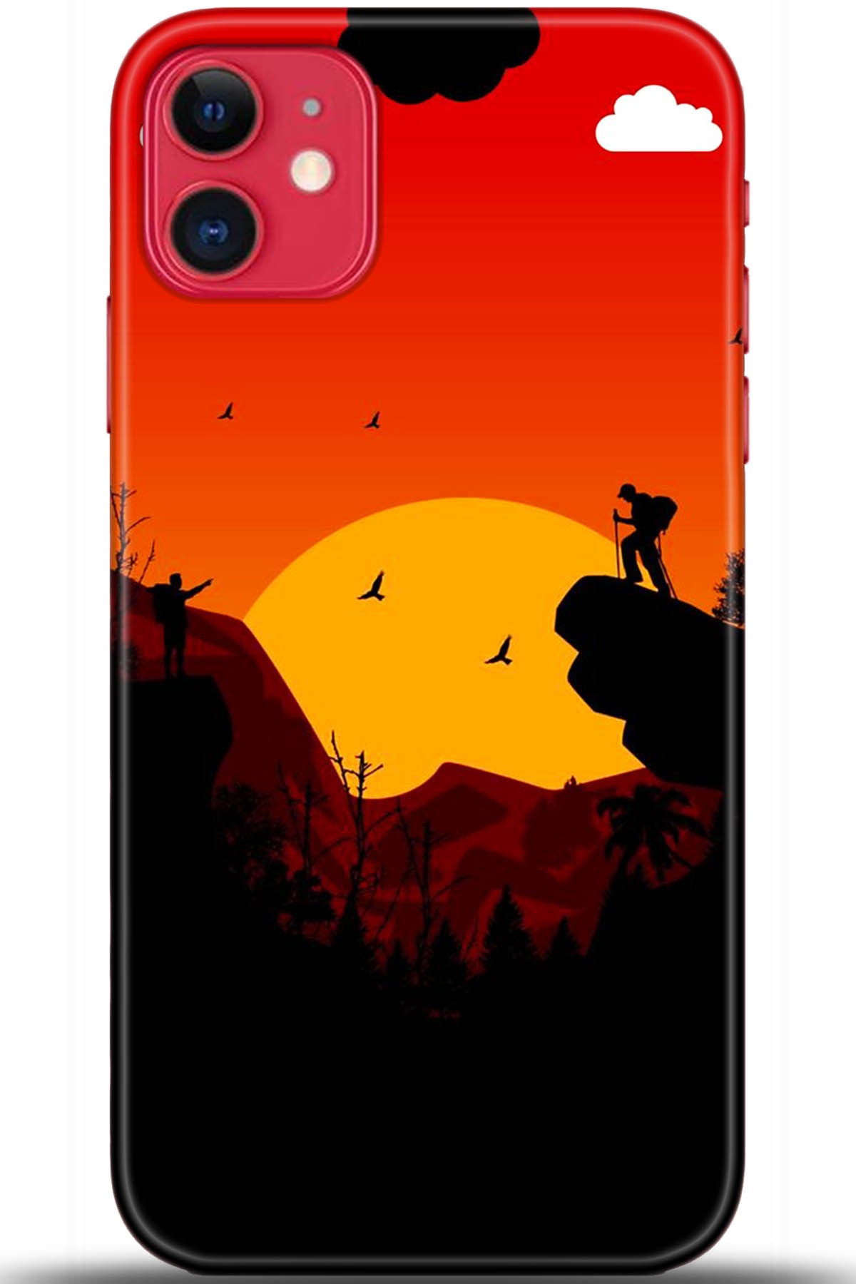 Apple iPhone 11 Uyumlu Kılıf HD Baskılı Kılıf - Followed Institution 5407