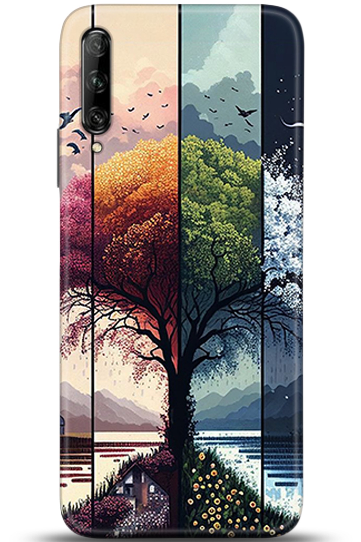 Huawei P Smart Pro 2019 Uyumlu Kılıf HD Baskılı Kılıf - Followed Institution 5369