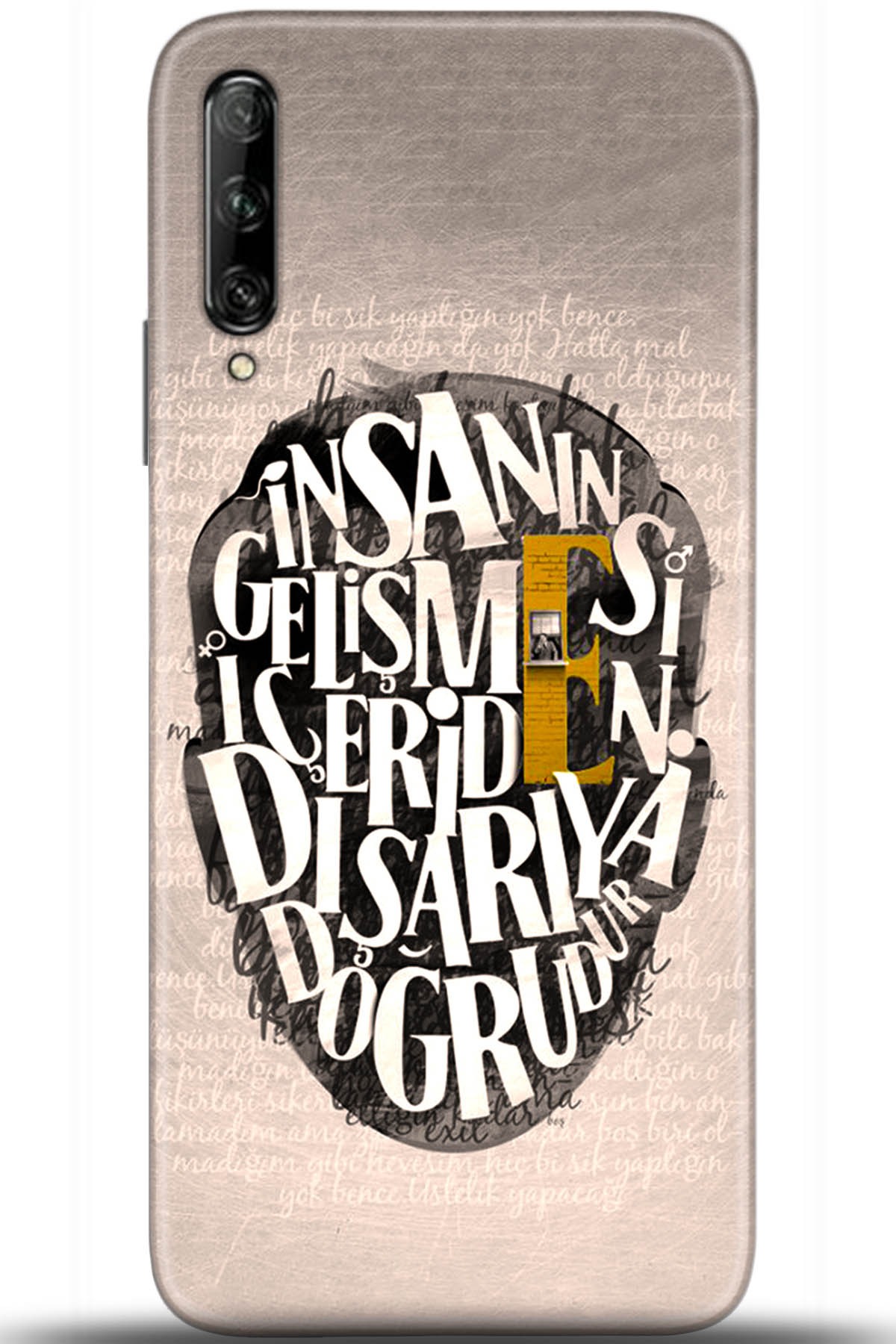 Huawei P Smart Pro 2019 Uyumlu Kılıf HD Baskılı Kılıf - Followed Institution 5587