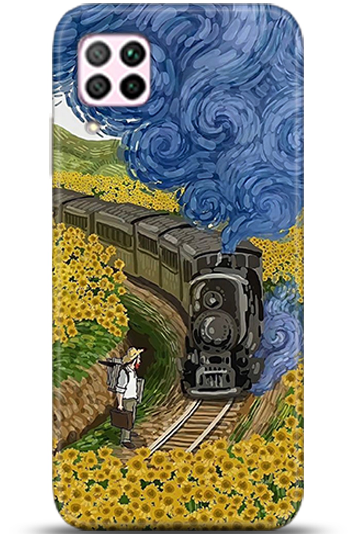 Huawei P40 Lite Uyumlu Kılıf HD Baskılı Kılıf - Followed Institution 5344