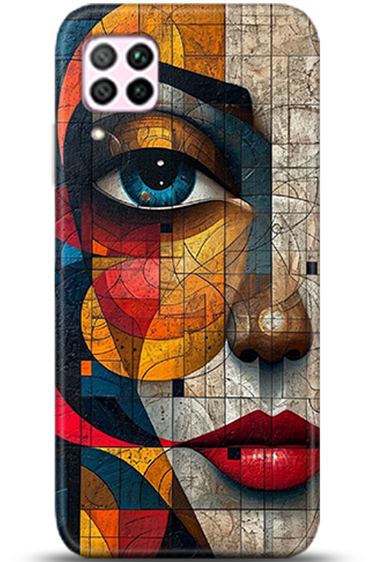 Huawei P40 Lite Uyumlu Kılıf HD Baskılı Kılıf - Followed Institution 5366