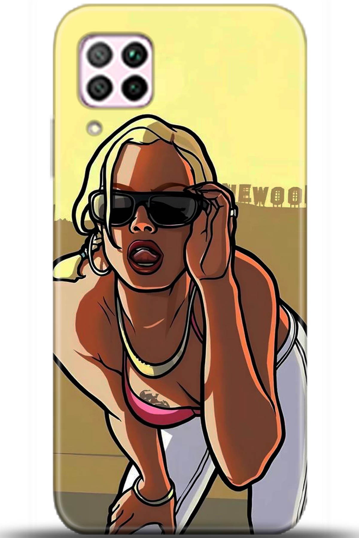 Huawei P40 Lite Uyumlu Kılıf HD Baskılı Kılıf - Followed Institution 5412