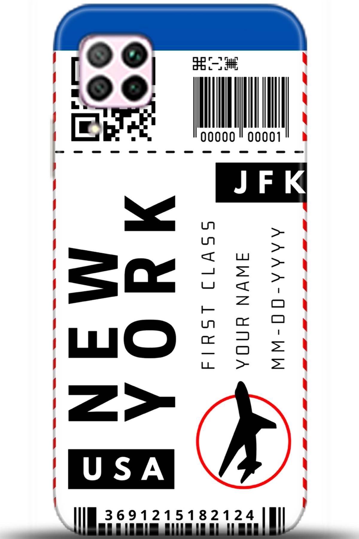 Huawei P40 Lite Uyumlu Kılıf HD Baskılı Kılıf - Followed Institution 5490