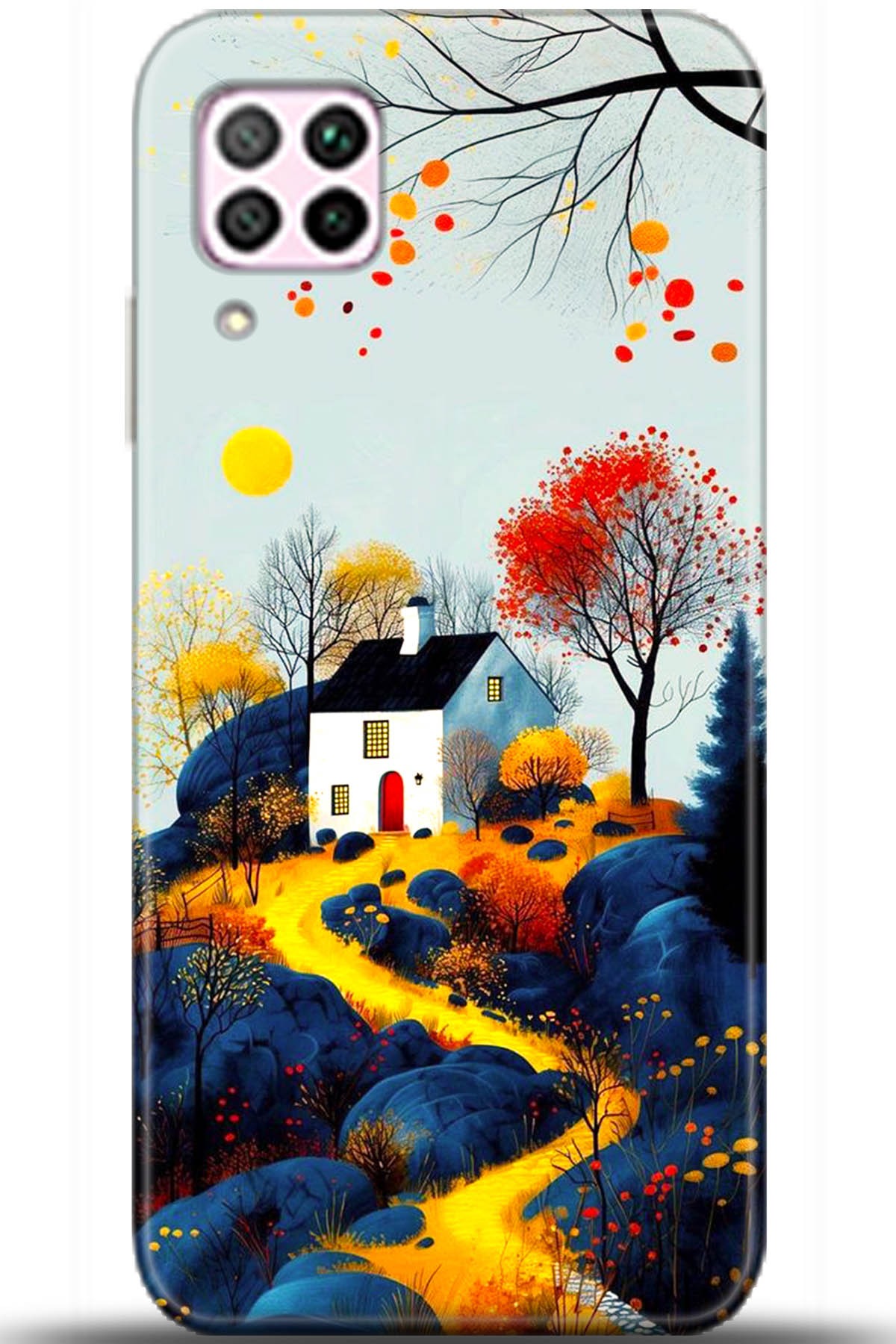 Huawei P40 Lite Uyumlu Kılıf HD Baskılı Kılıf - Followed Institution 5569