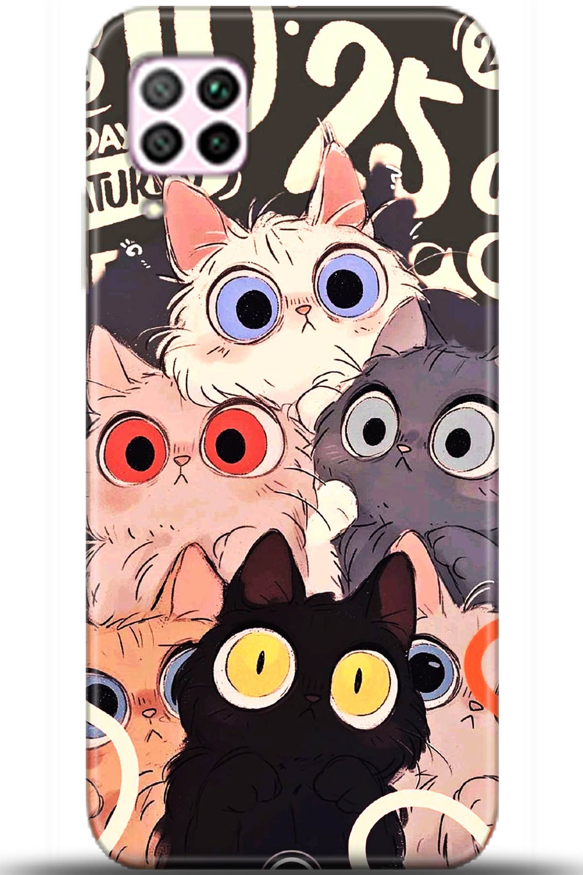 Huawei P40 Lite Uyumlu Kılıf HD Baskılı Kılıf - Followed Institution 5641