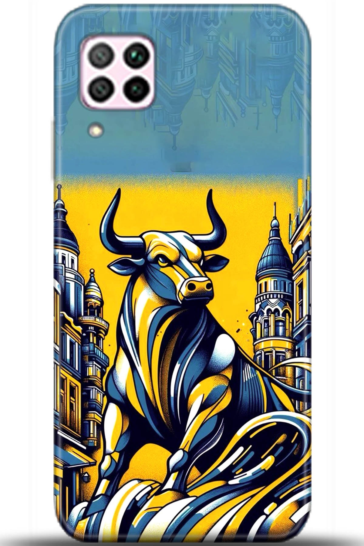 Huawei P40 Lite Uyumlu Kılıf HD Baskılı Kılıf - Followed Institution 5661