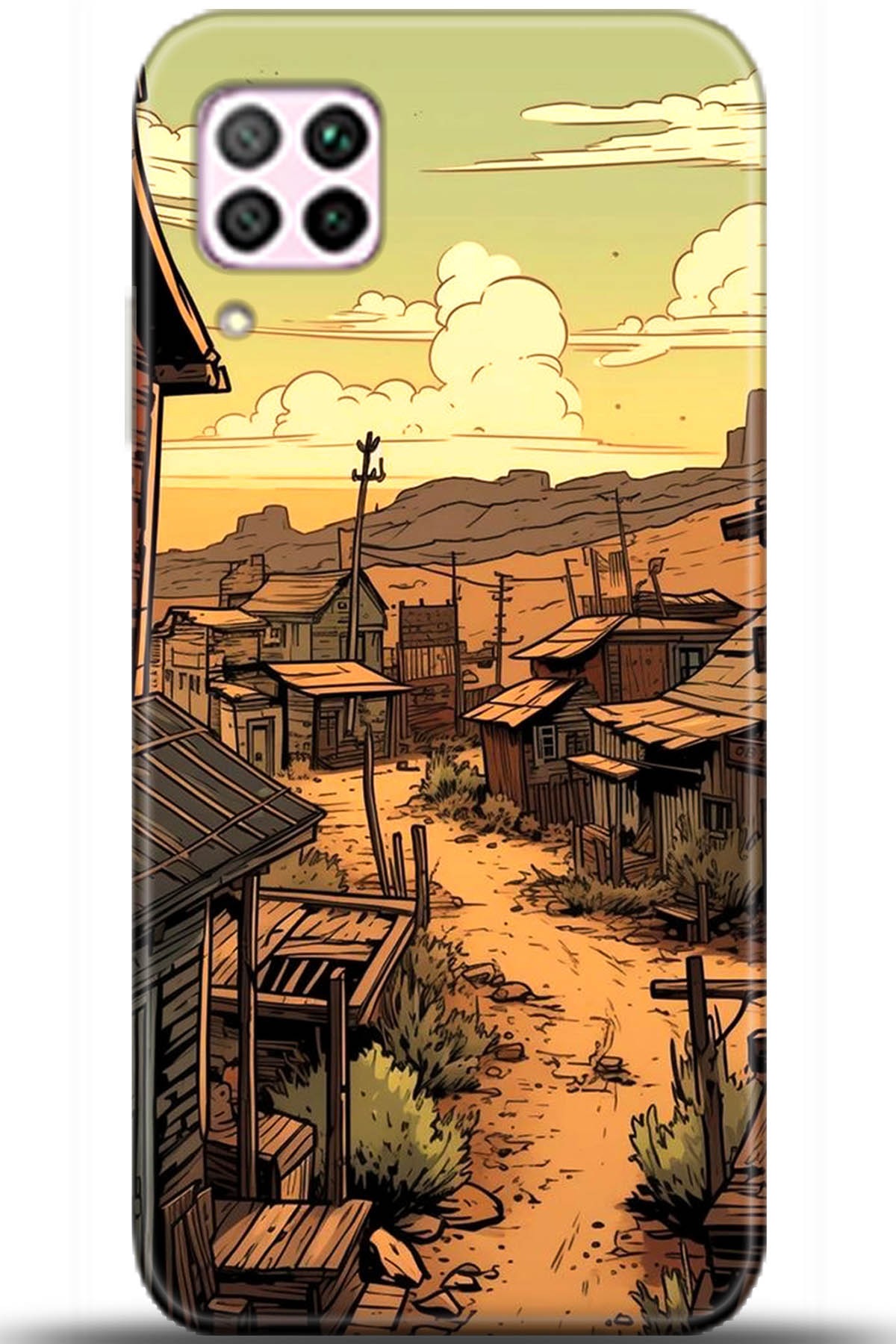 Huawei P40 Lite Uyumlu Kılıf HD Baskılı Kılıf - Followed Institution 5676