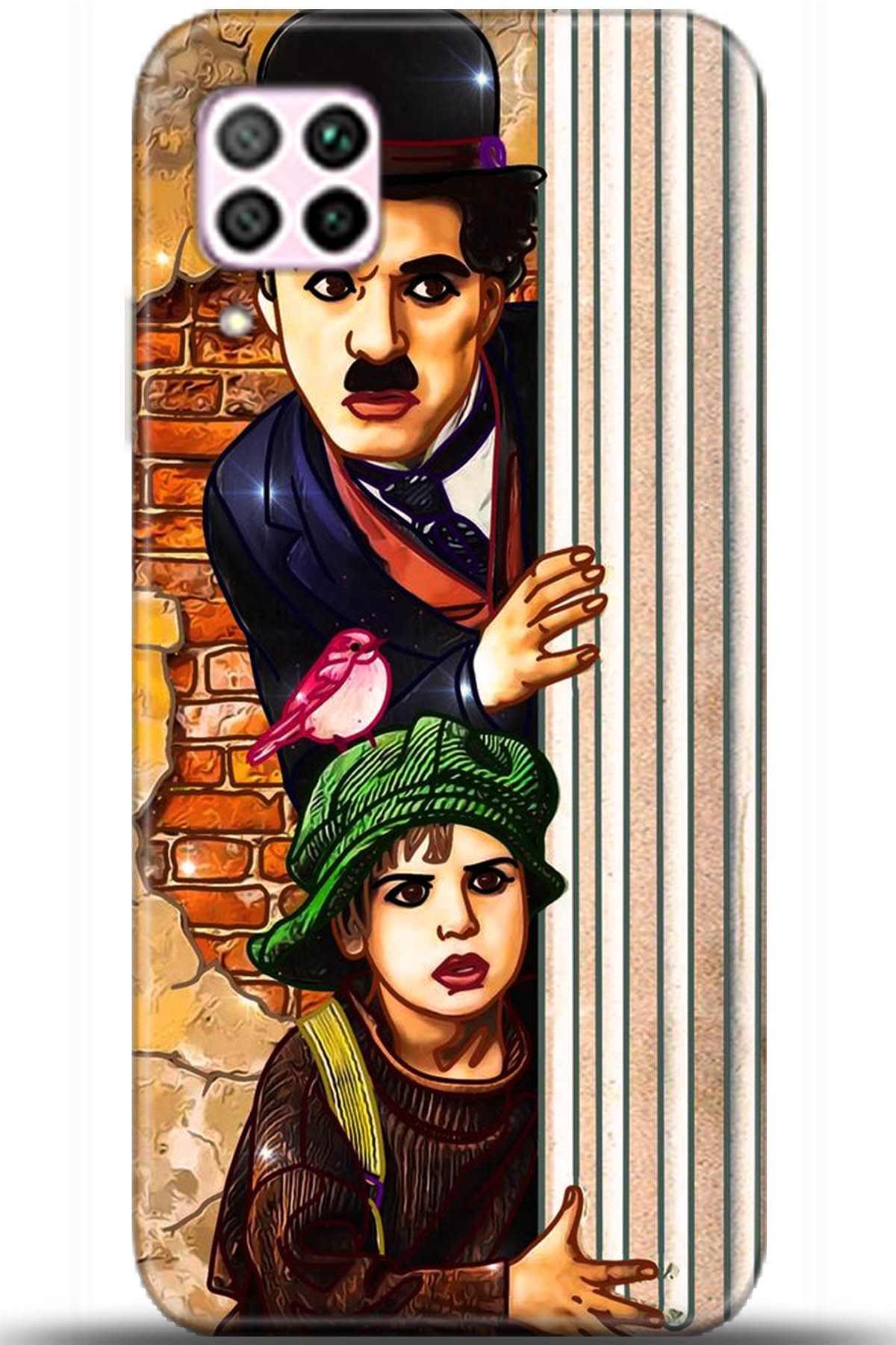 Huawei P40 Lite Uyumlu Kılıf HD Baskılı Kılıf - Followed Institution 5694