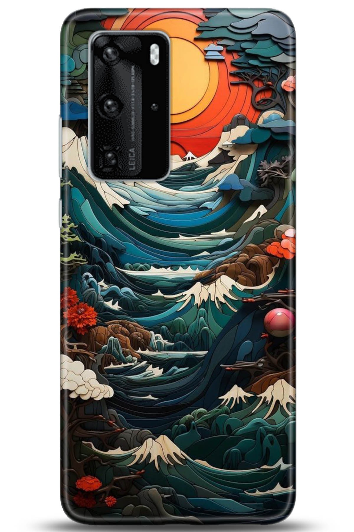 Huawei P40 Pro Uyumlu Kılıf HD Baskılı Kılıf - Followed Institution 5009