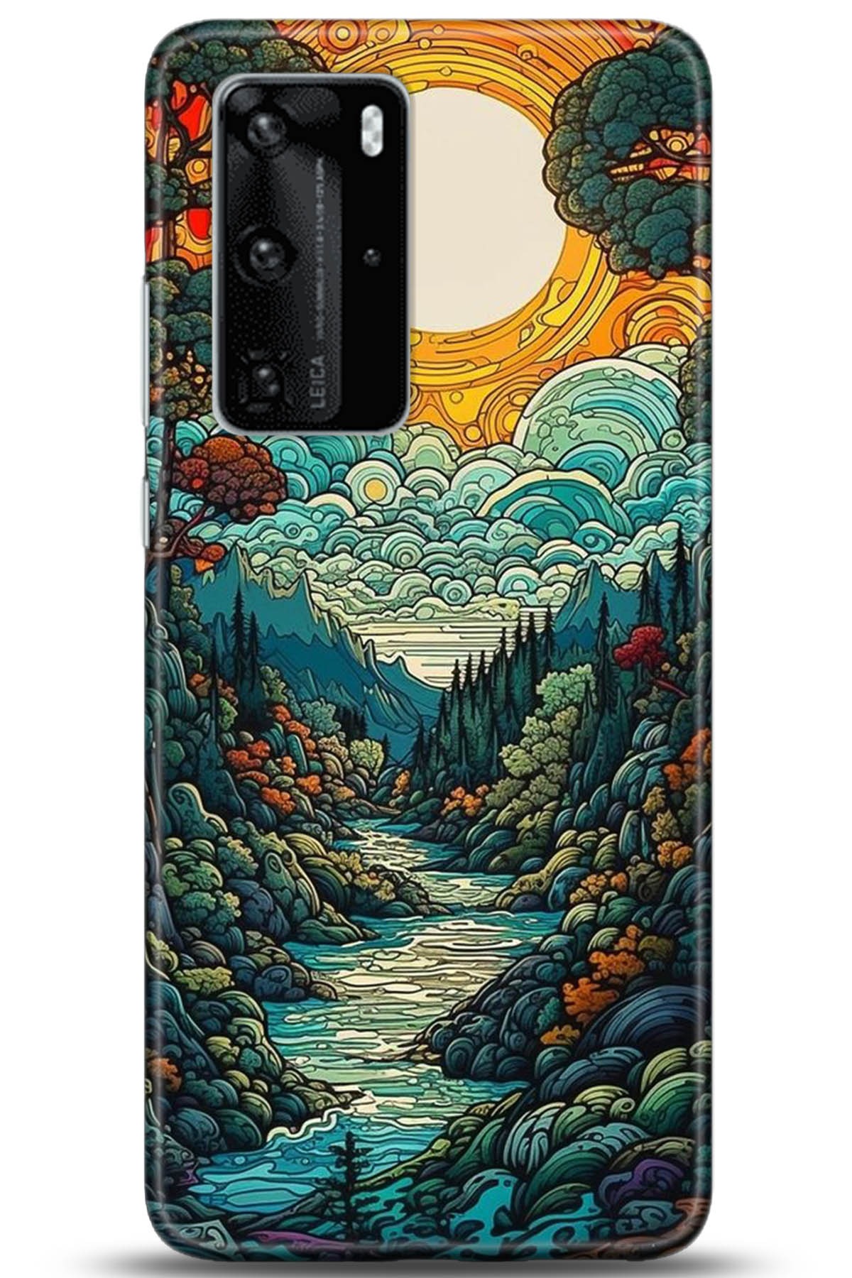 Huawei P40 Pro Uyumlu Kılıf HD Baskılı Kılıf - Followed Institution 5198