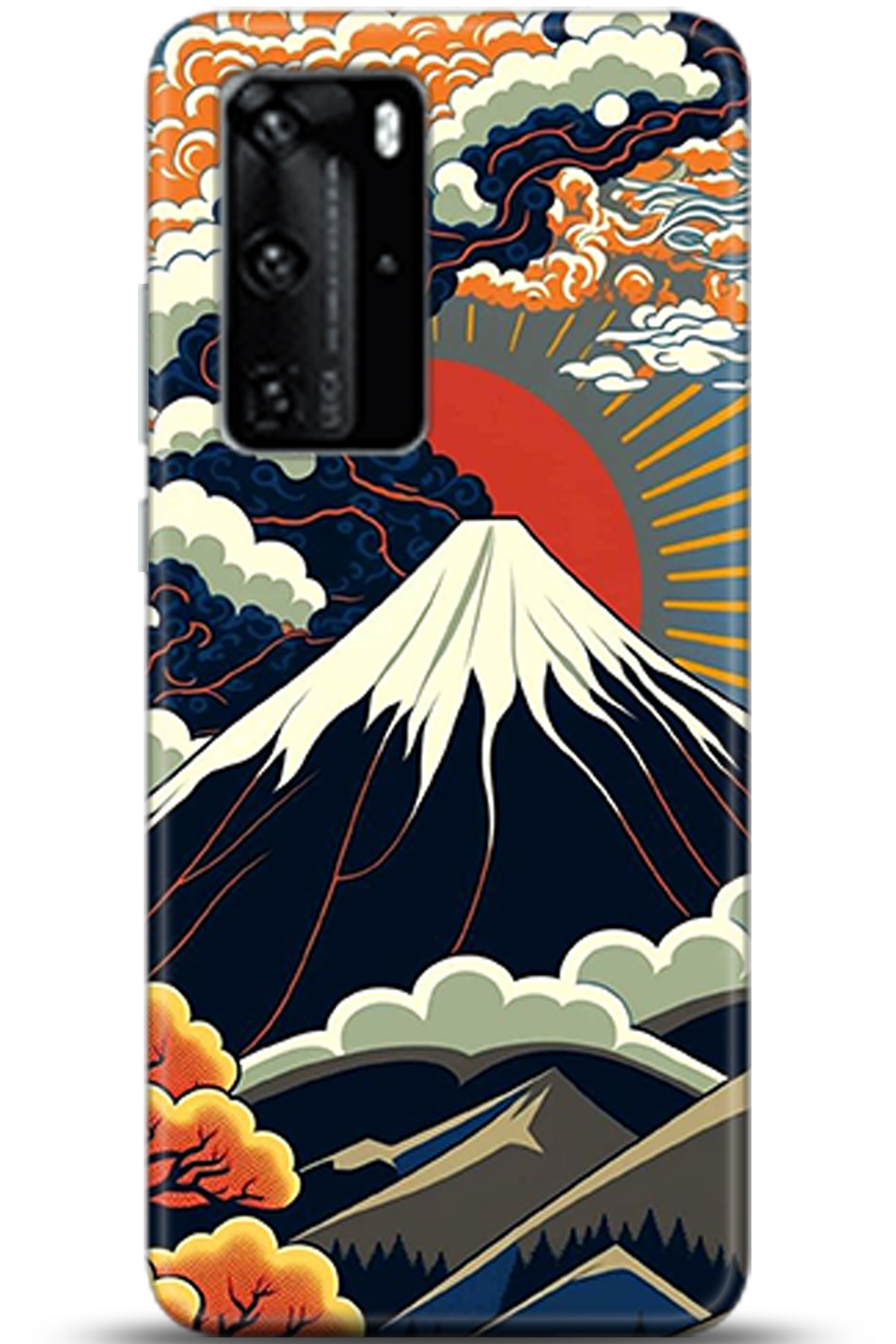 Huawei P40 Pro Uyumlu Kılıf HD Baskılı Kılıf - Followed Institution 5342