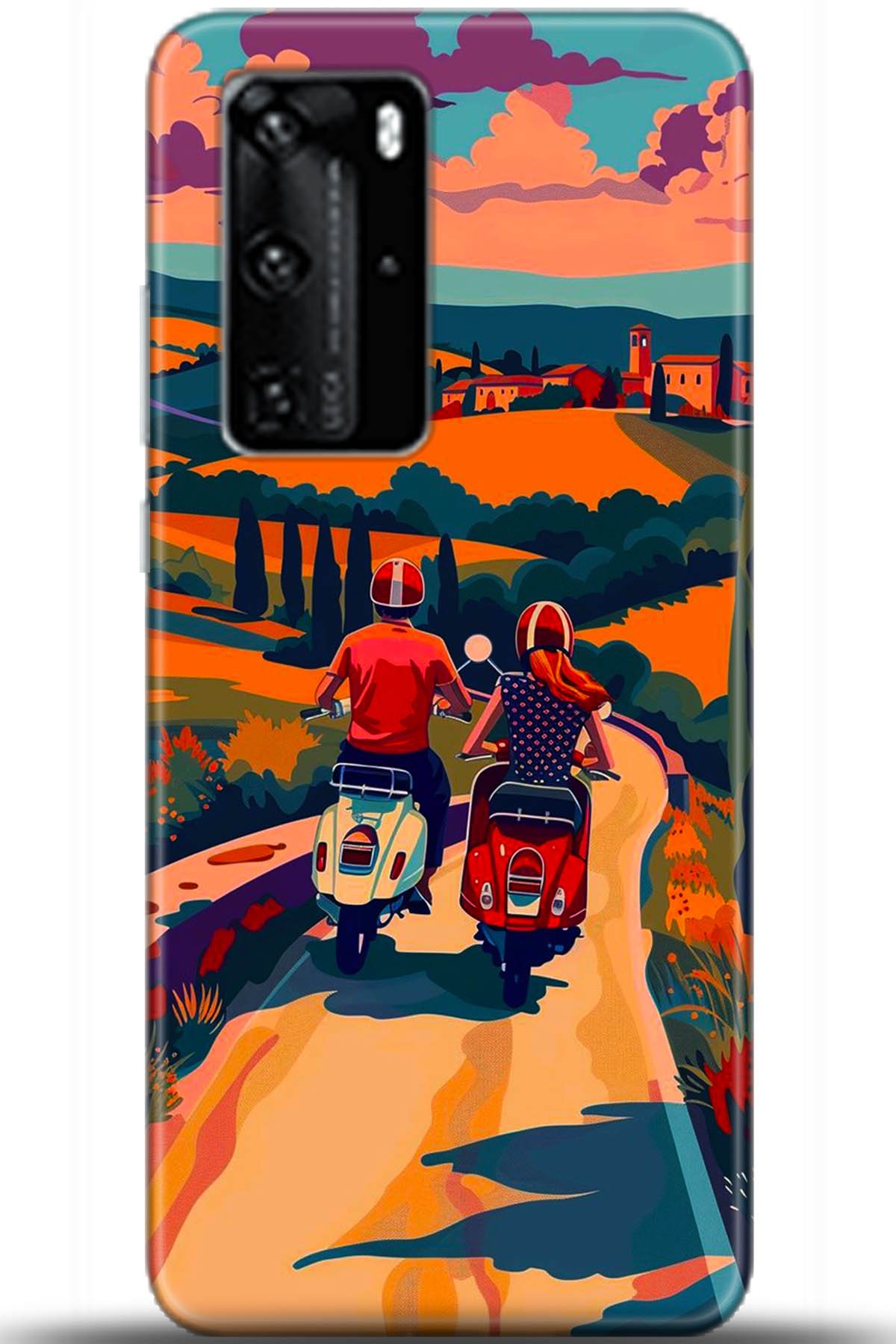 Huawei P40 Pro Uyumlu Kılıf HD Baskılı Kılıf - Followed Institution 5390