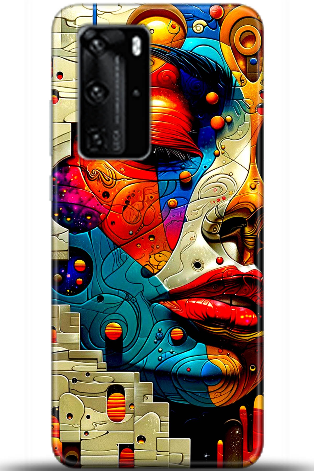 Huawei P40 Pro Uyumlu Kılıf HD Baskılı Kılıf - Followed Institution 5422