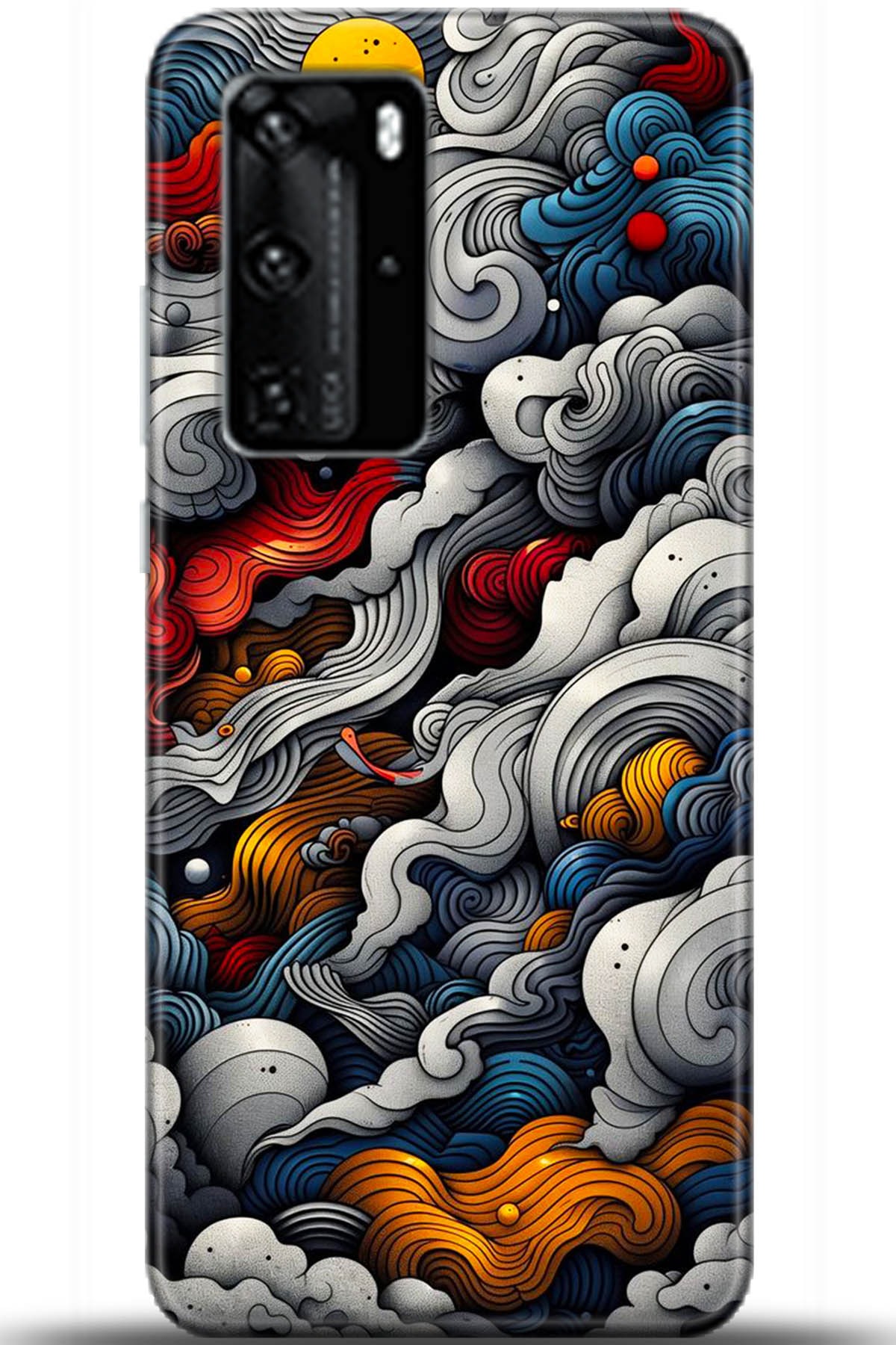 Huawei P40 Pro Uyumlu Kılıf HD Baskılı Kılıf - Followed Institution 5436