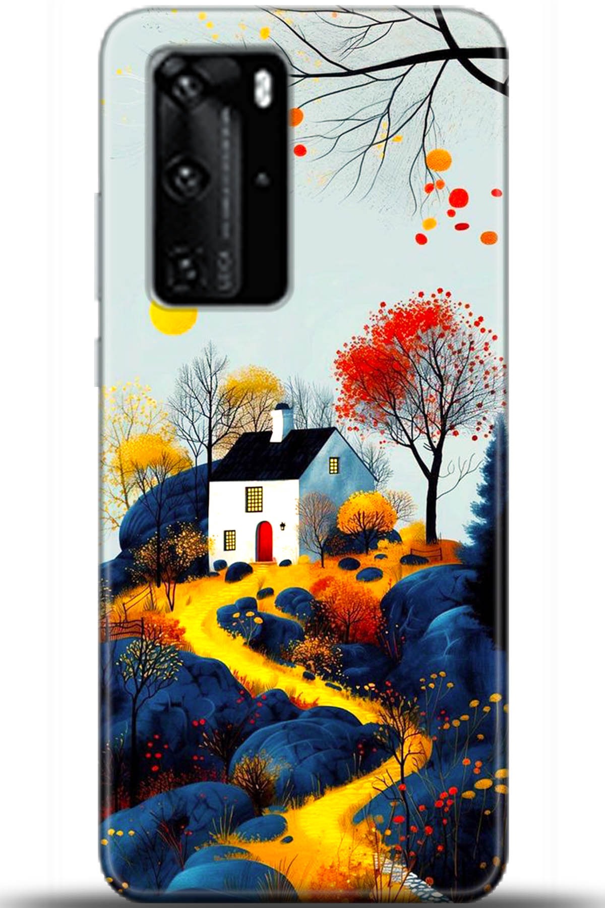 Huawei P40 Pro Uyumlu Kılıf HD Baskılı Kılıf - Followed Institution 5569