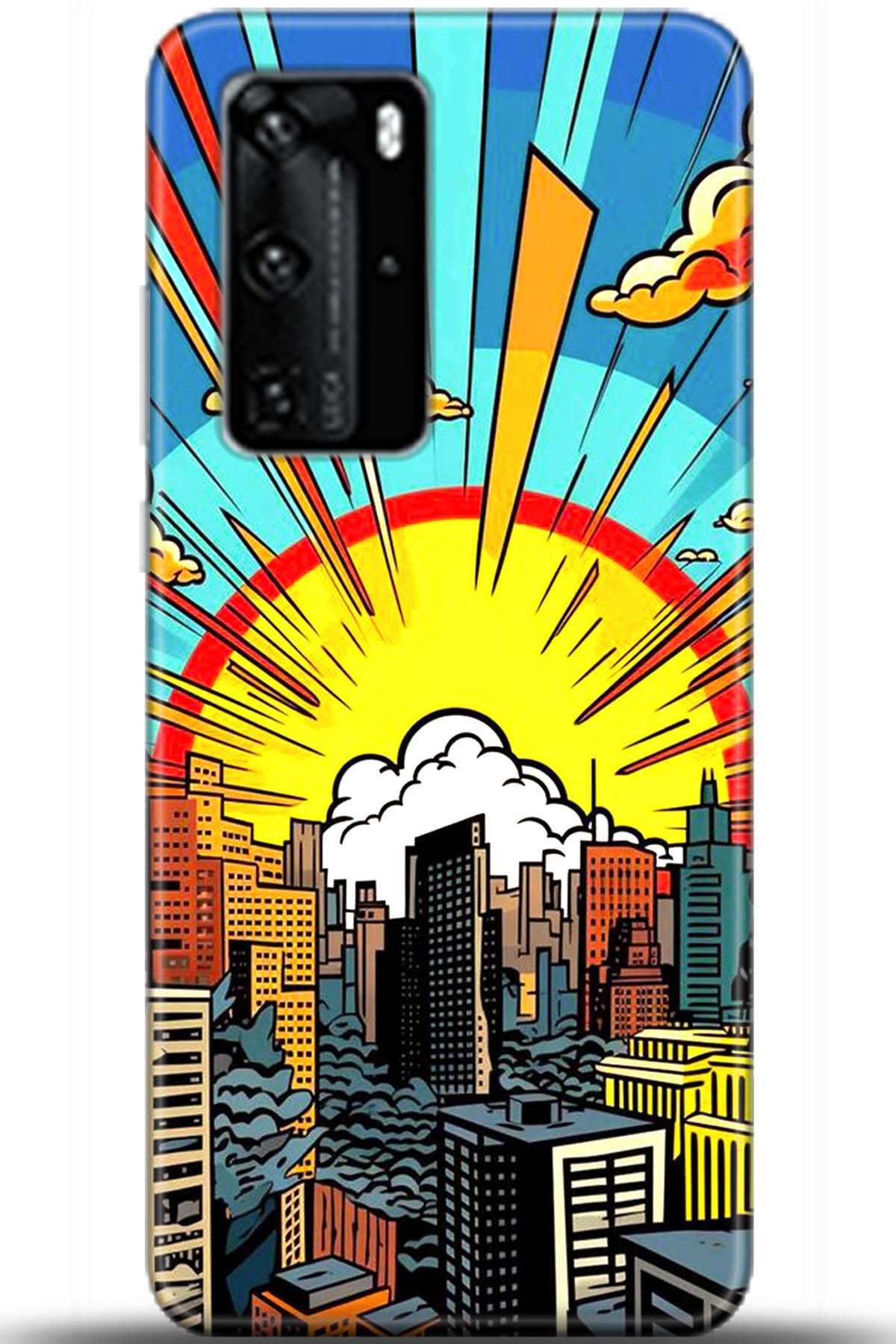 Huawei P40 Pro Uyumlu Kılıf HD Baskılı Kılıf - Followed Institution 5571