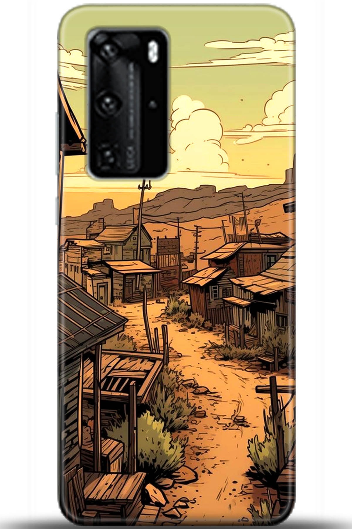 Huawei P40 Pro Uyumlu Kılıf HD Baskılı Kılıf - Followed Institution 5676