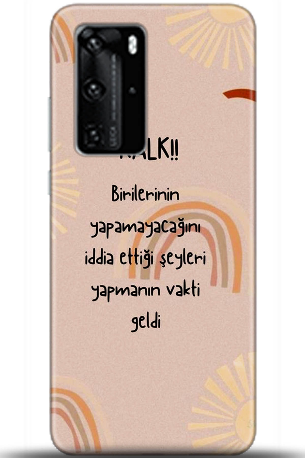 Huawei P40 Pro Uyumlu Kılıf HD Baskılı Kılıf - Followed Institution 5688