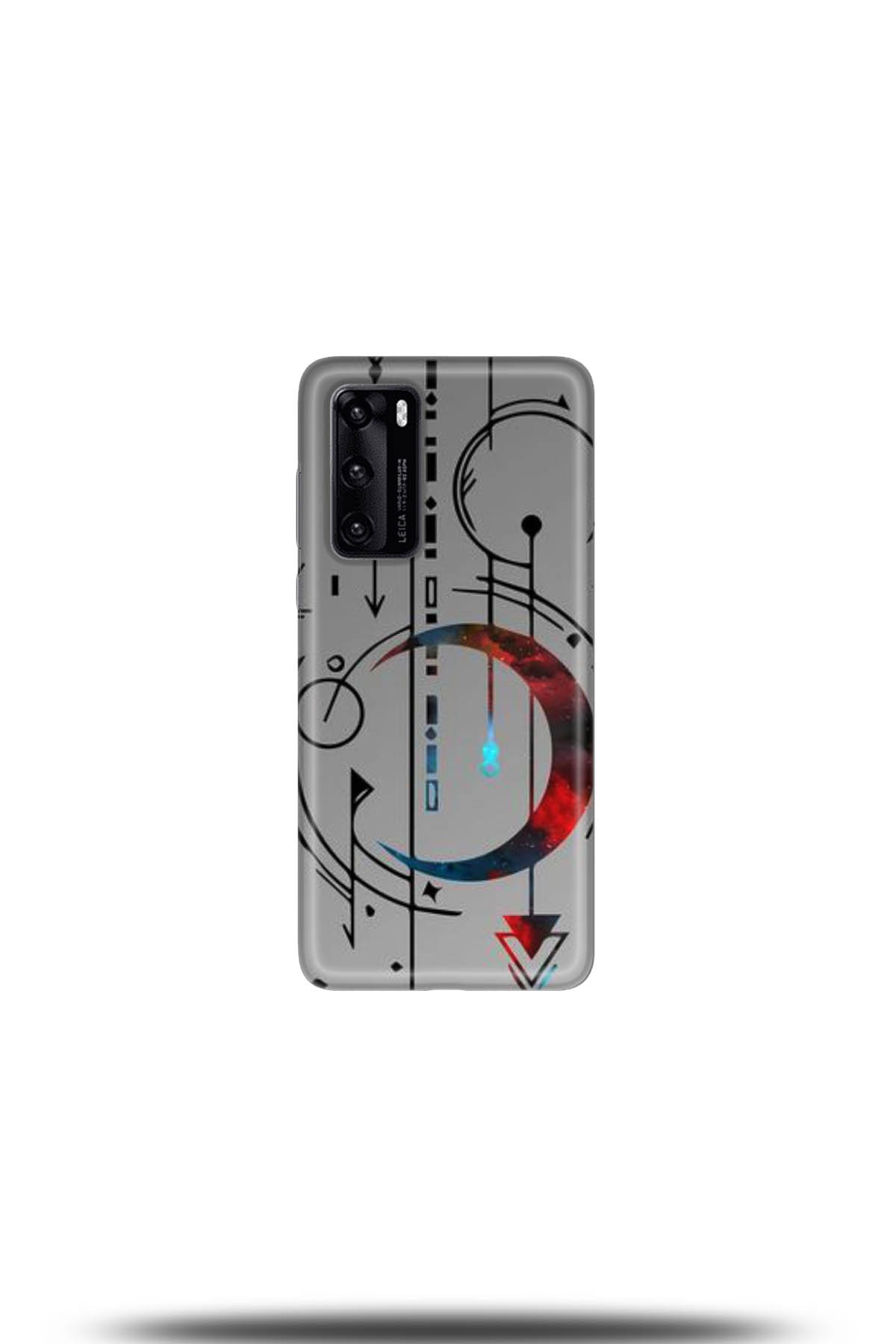 Huawei P40 Uyumlu Kılıf HD Baskılı Kılıf - Followed Institution 5182