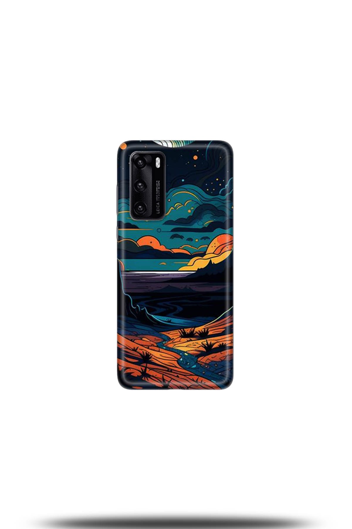 Huawei P40 Uyumlu Kılıf HD Baskılı Kılıf - Followed Institution 5275