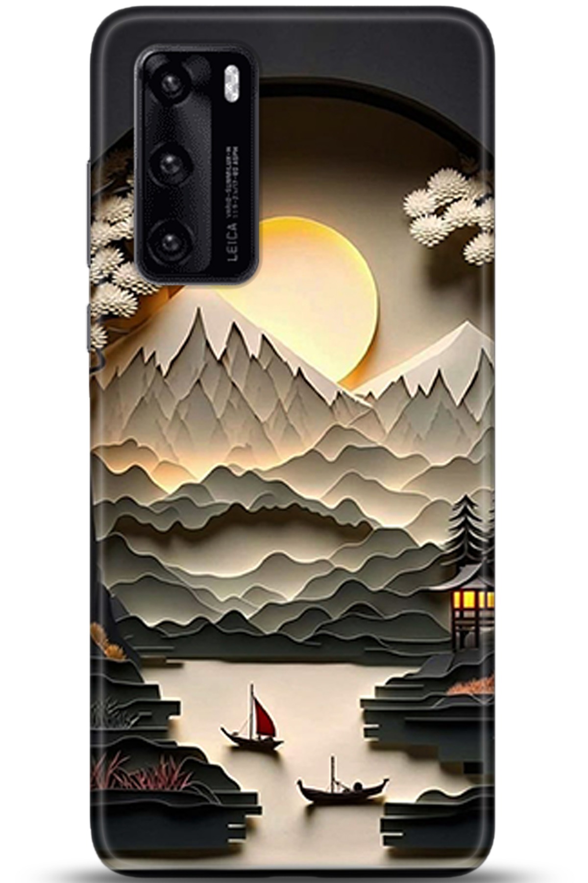 Huawei P40 Uyumlu Kılıf HD Baskılı Kılıf - Followed Institution 5354