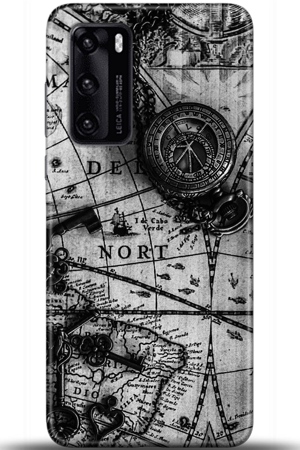 Huawei P40 Uyumlu Kılıf HD Baskılı Kılıf - Followed Institution 5381