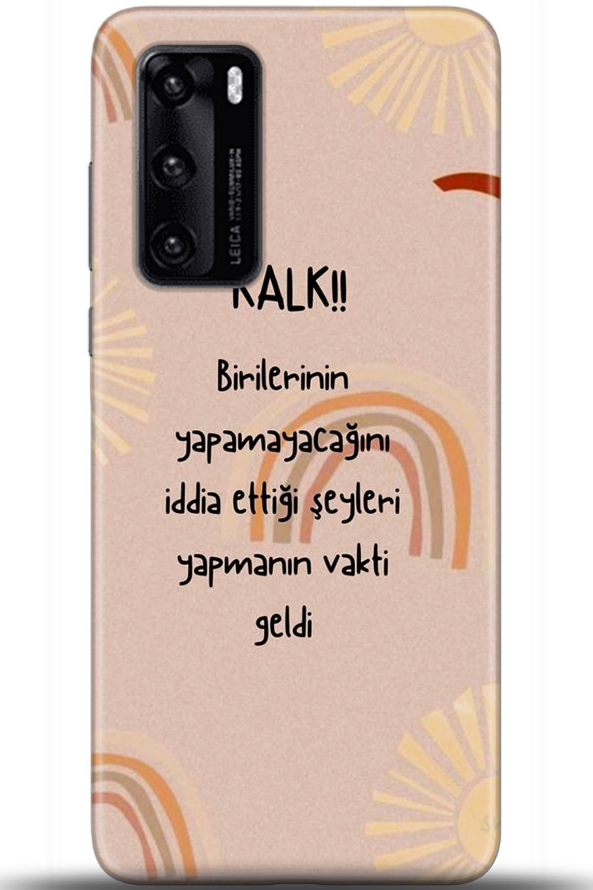 Huawei P40 Uyumlu Kılıf HD Baskılı Kılıf - Followed Institution 5688
