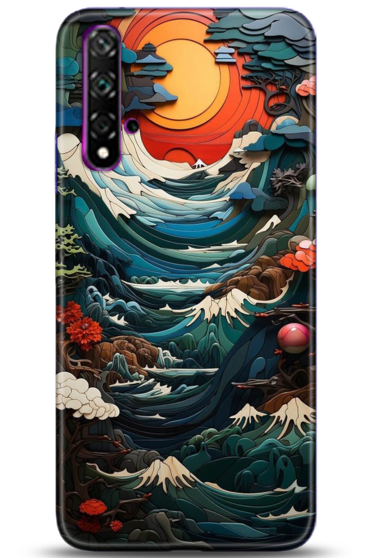 Huawei Nova 5T Uyumlu Kılıf HD Baskılı Kılıf - Followed Institution 5009