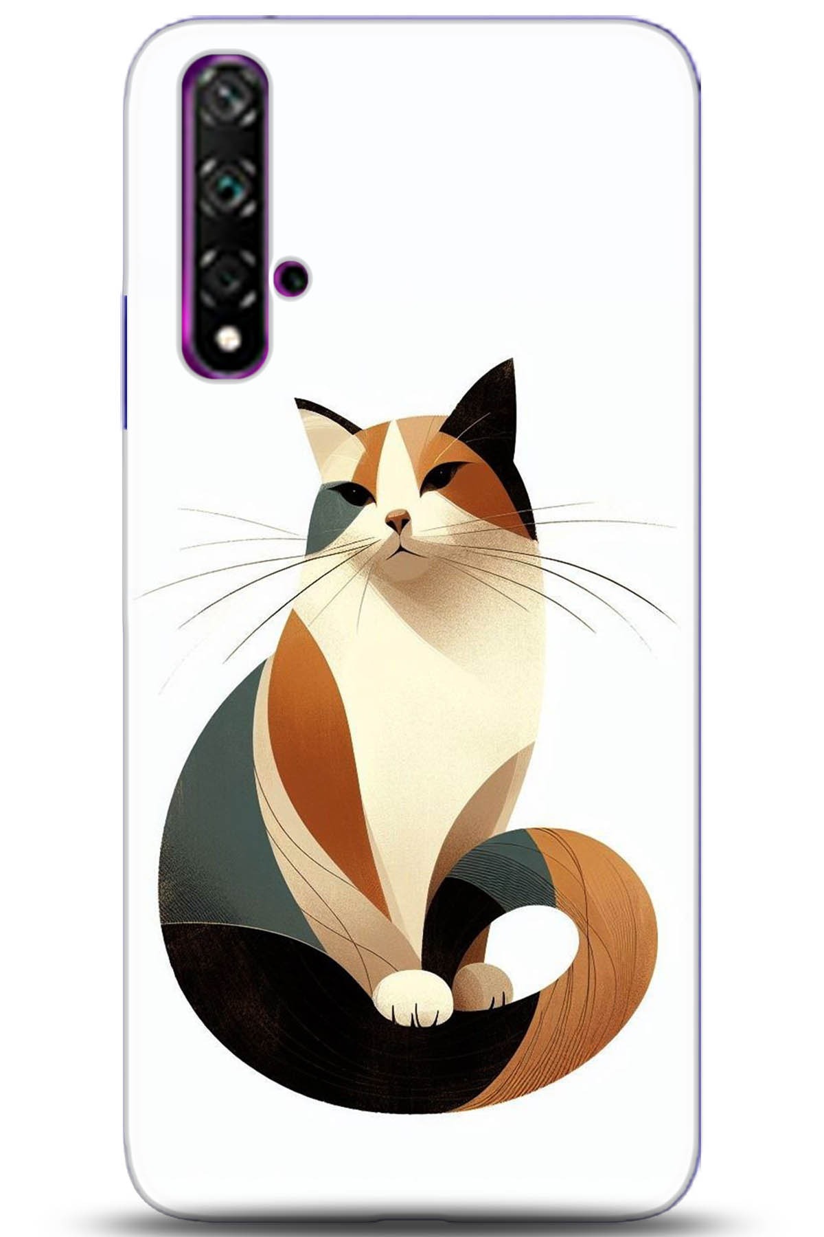 Huawei Nova 5T Uyumlu Kılıf HD Baskılı Kılıf - Followed Institution 5213