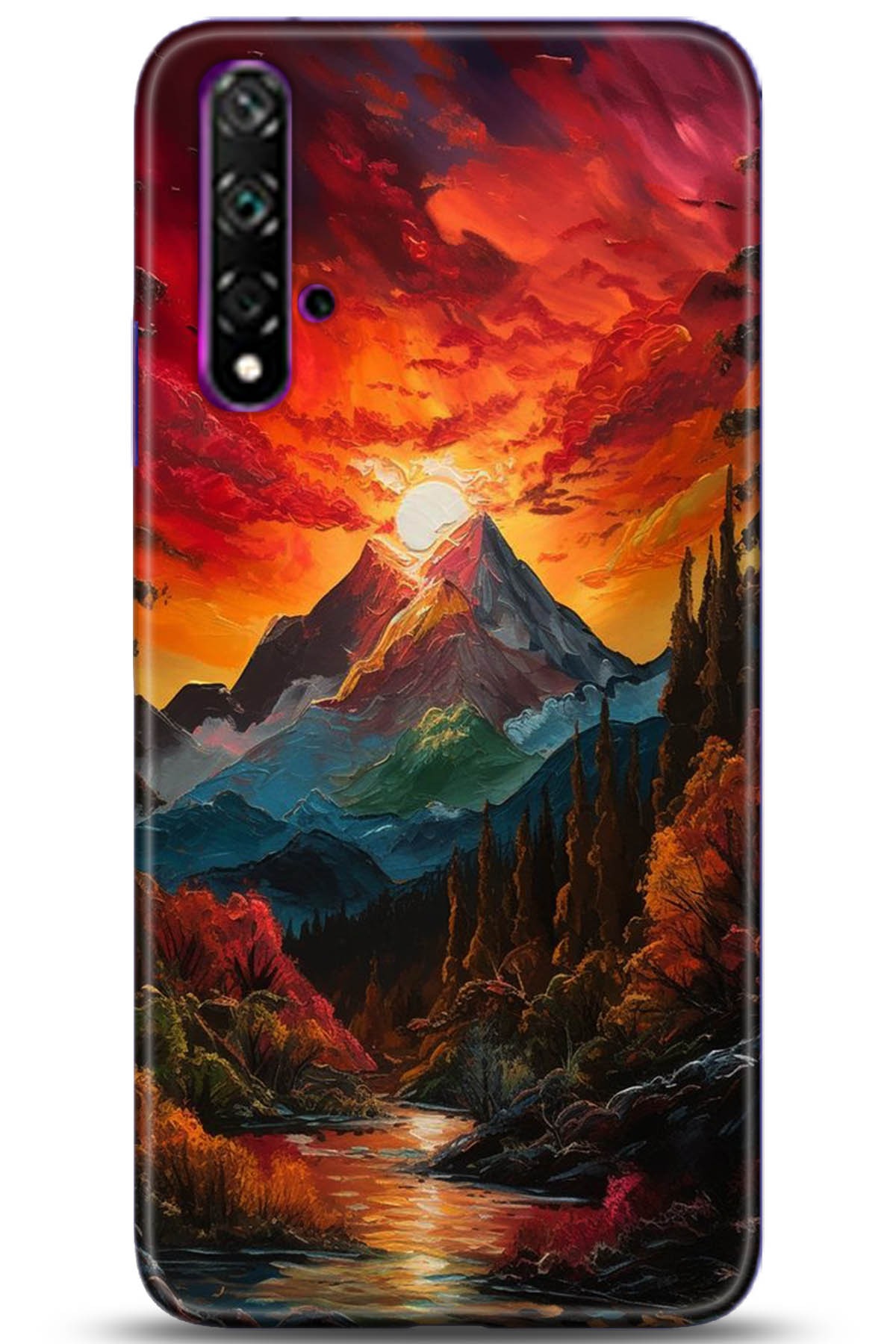 Huawei Nova 5T Uyumlu Kılıf HD Baskılı Kılıf - Followed Institution 5224