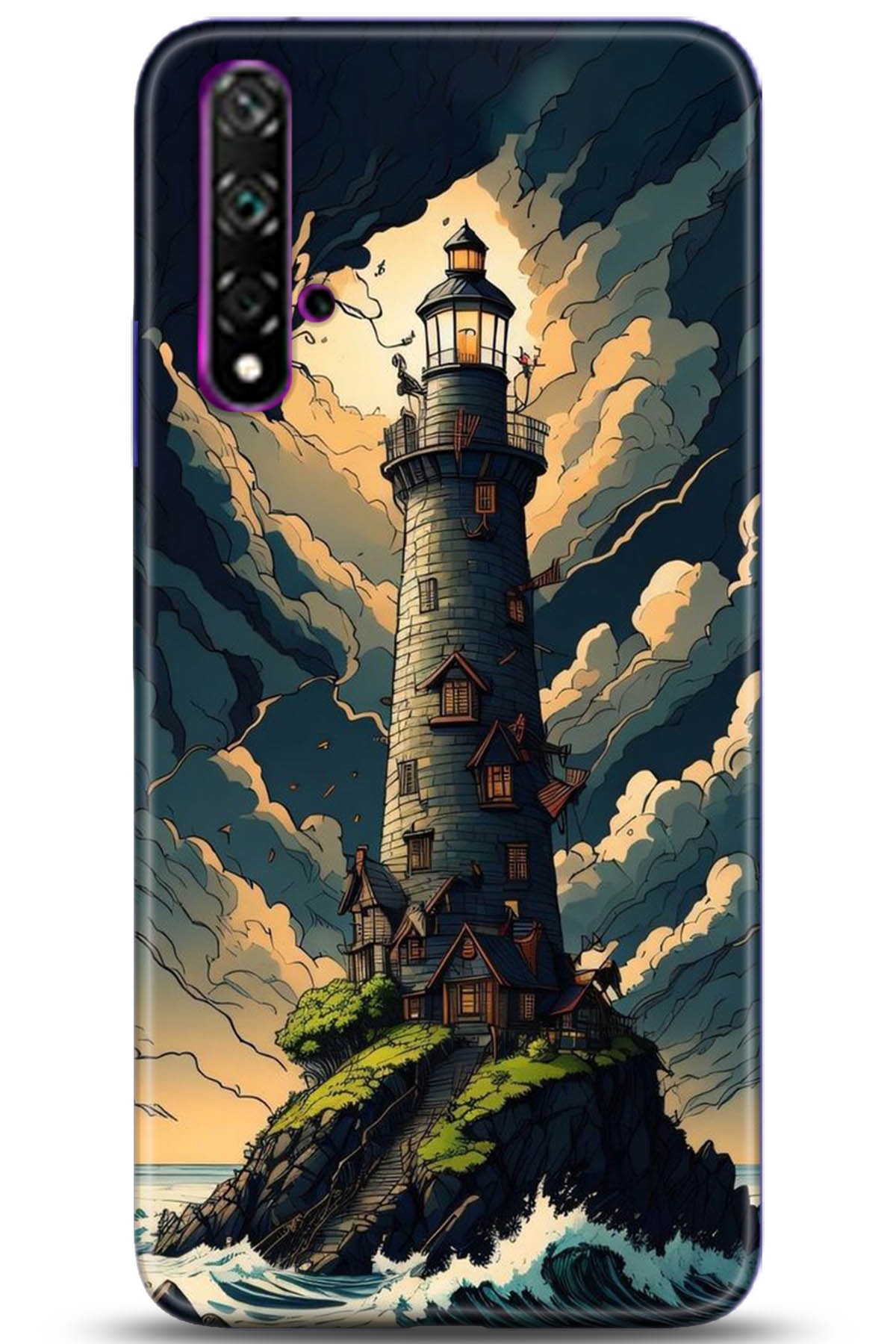 Huawei Nova 5T Uyumlu Kılıf HD Baskılı Kılıf - Followed Institution 5236