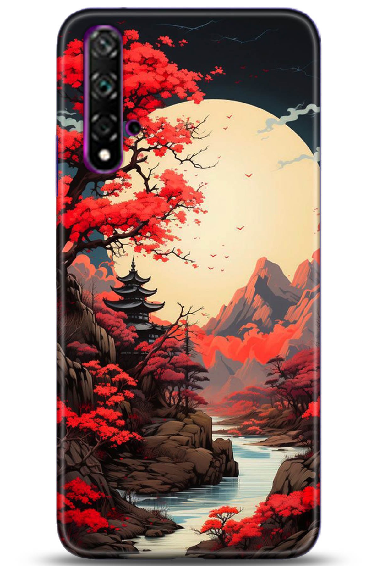 Huawei Nova 5T Uyumlu Kılıf HD Baskılı Kılıf - Followed Institution 5242