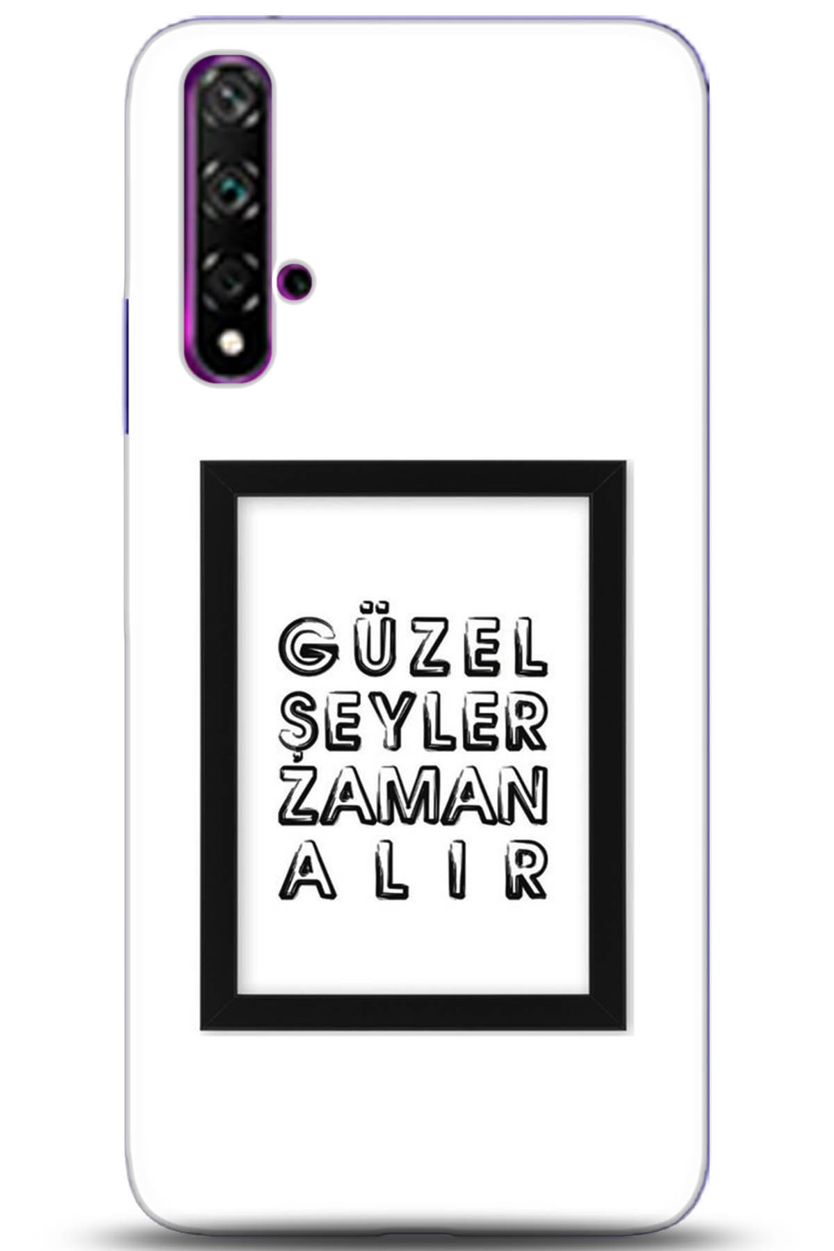 Huawei Nova 5T Uyumlu Kılıf HD Baskılı Kılıf - Followed Institution 5307