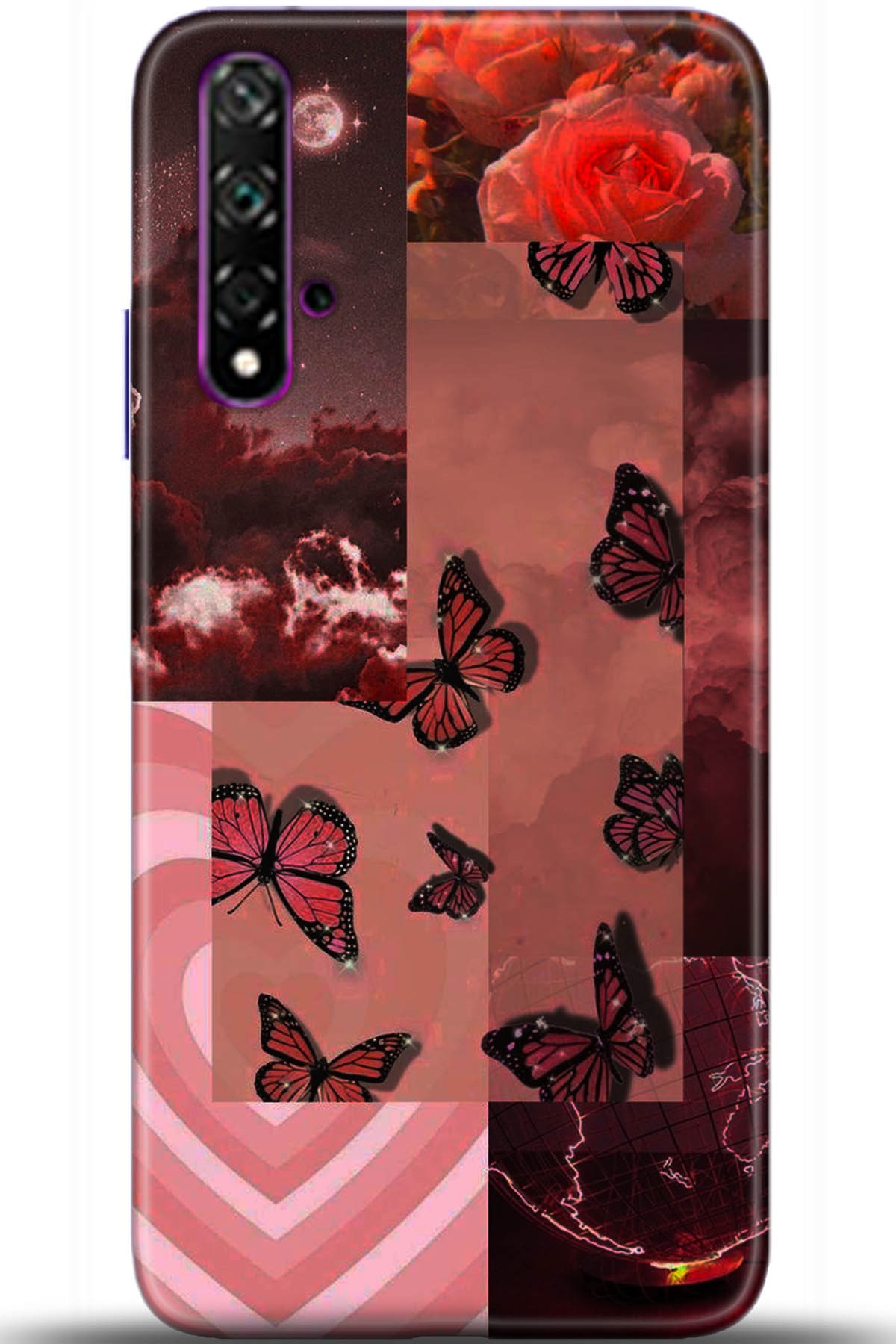 Huawei Nova 5T Uyumlu Kılıf HD Baskılı Kılıf - Followed Institution 5408
