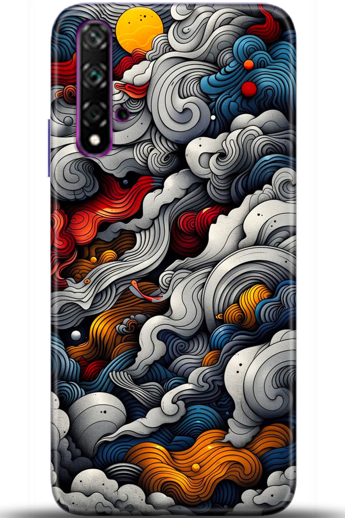 Huawei Nova 5T Uyumlu Kılıf HD Baskılı Kılıf - Followed Institution 5436