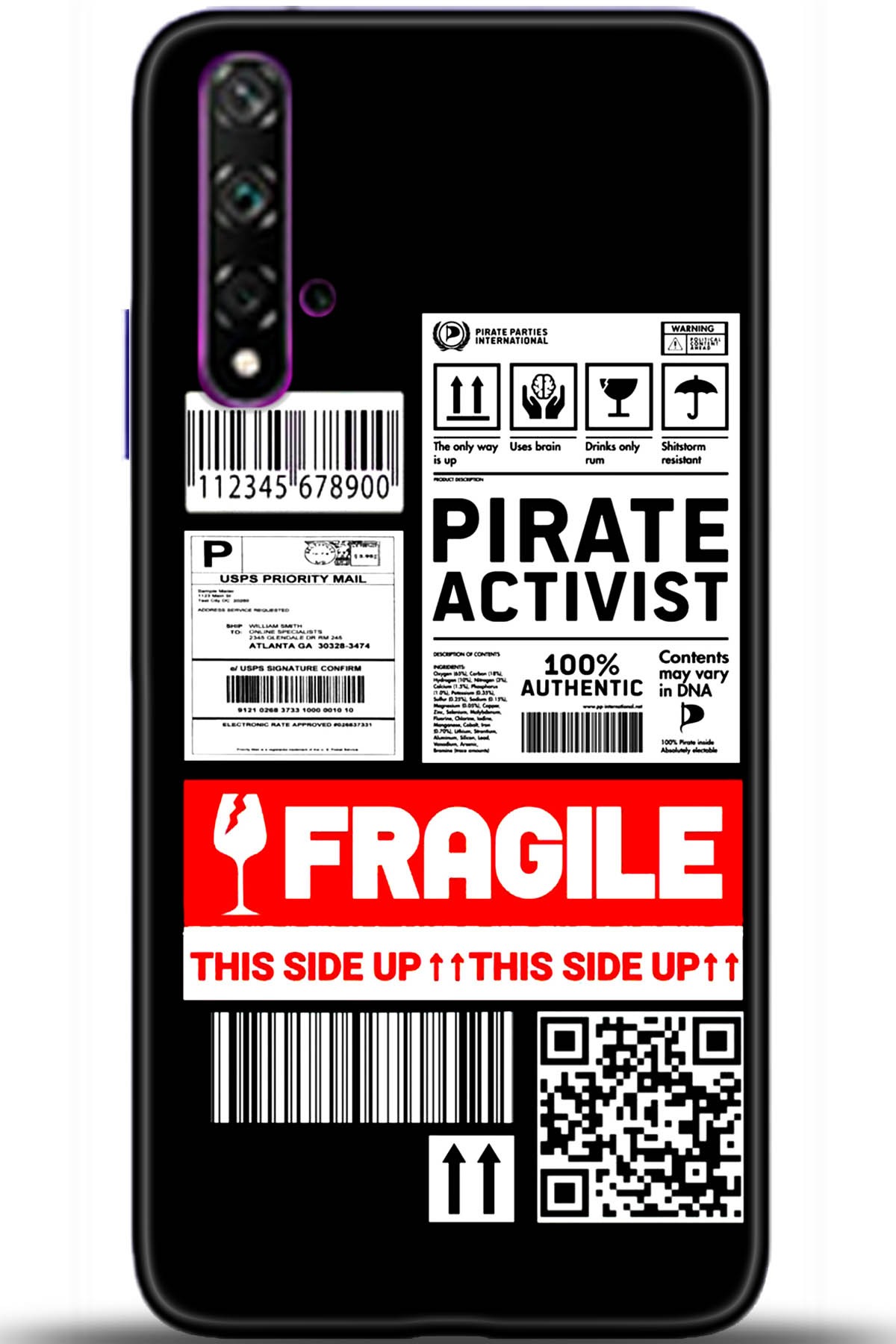 Huawei Nova 5T Uyumlu Kılıf HD Baskılı Kılıf - Followed Institution 5447