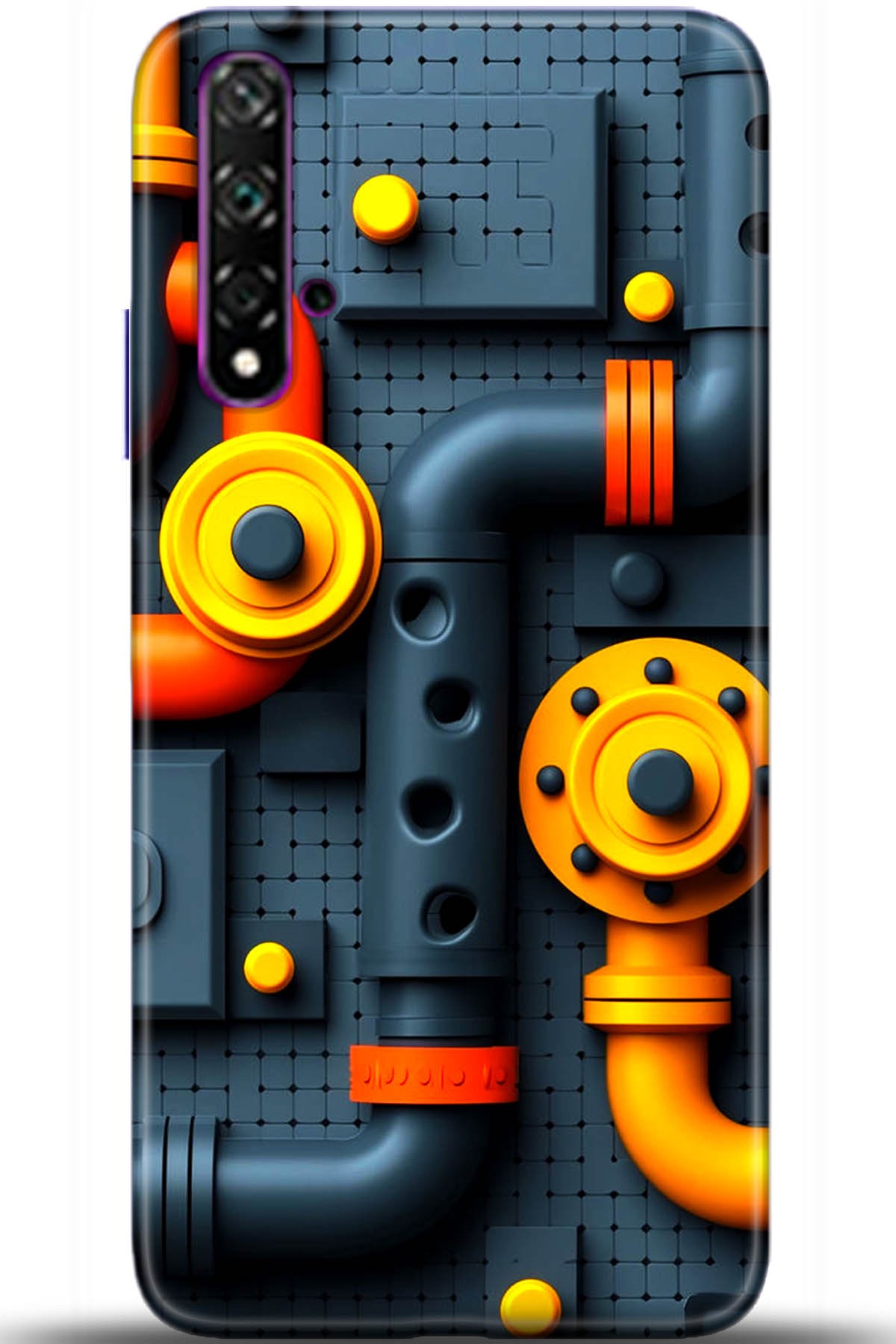 Huawei Nova 5T Uyumlu Kılıf HD Baskılı Kılıf - Followed Institution 5466