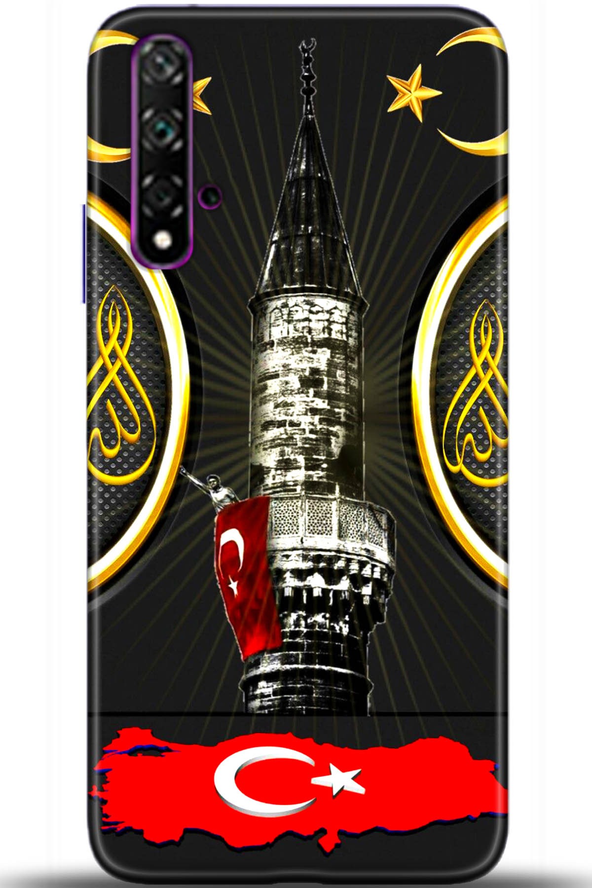 Huawei Nova 5T Uyumlu Kılıf HD Baskılı Kılıf - Followed Institution 5486