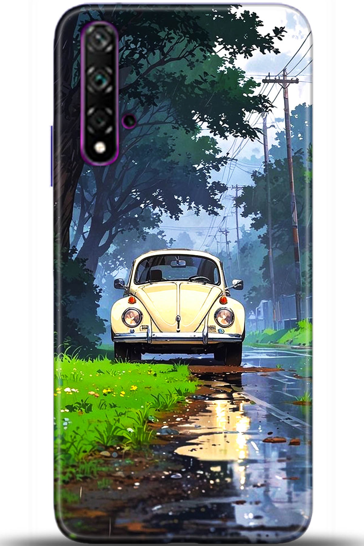 Huawei Nova 5T Uyumlu Kılıf HD Baskılı Kılıf - Followed Institution 5562