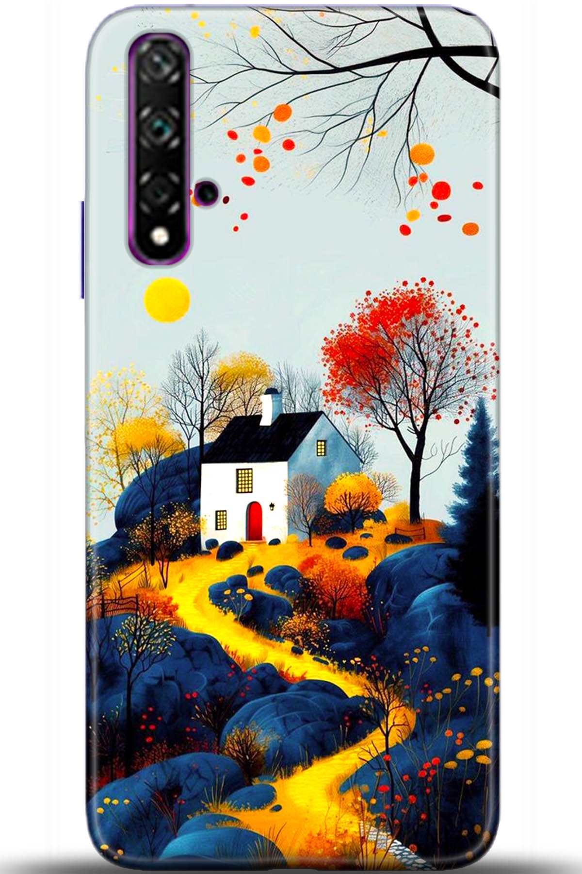 Huawei Nova 5T Uyumlu Kılıf HD Baskılı Kılıf - Followed Institution 5569