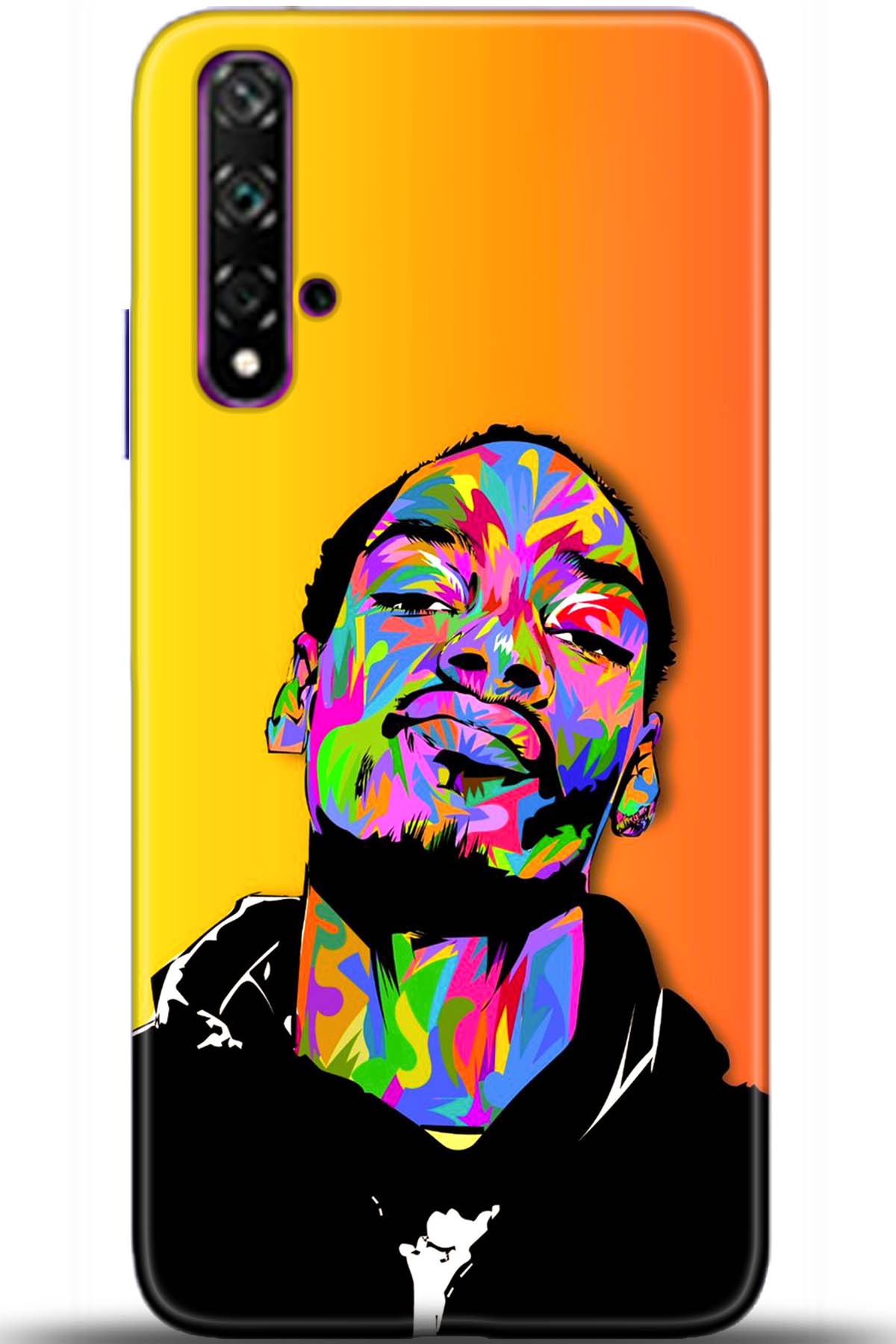 Huawei Nova 5T Uyumlu Kılıf HD Baskılı Kılıf - Followed Institution 5573