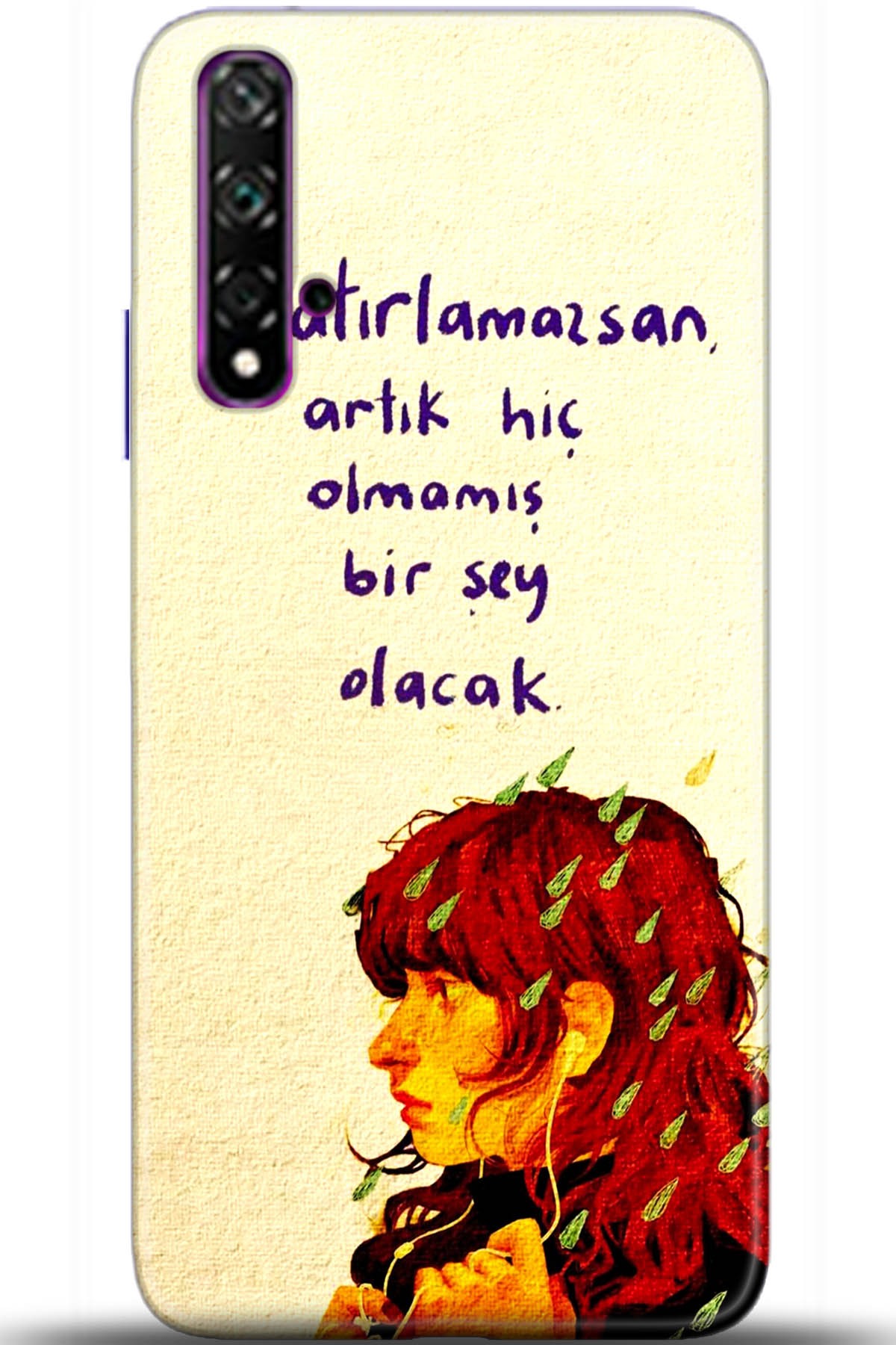 Huawei Nova 5T Uyumlu Kılıf HD Baskılı Kılıf - Followed Institution 5595