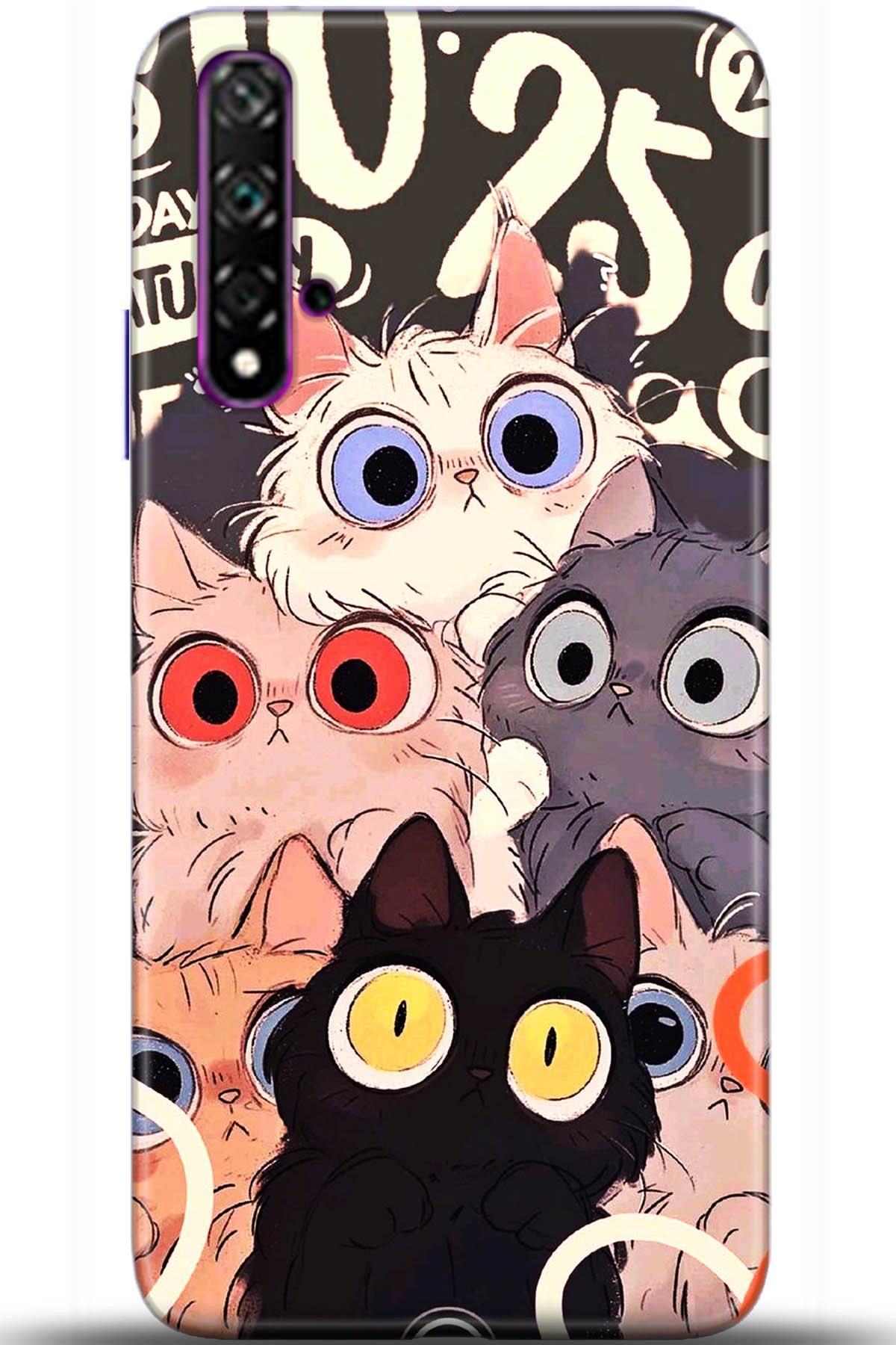 Huawei Nova 5T Uyumlu Kılıf HD Baskılı Kılıf - Followed Institution 5641