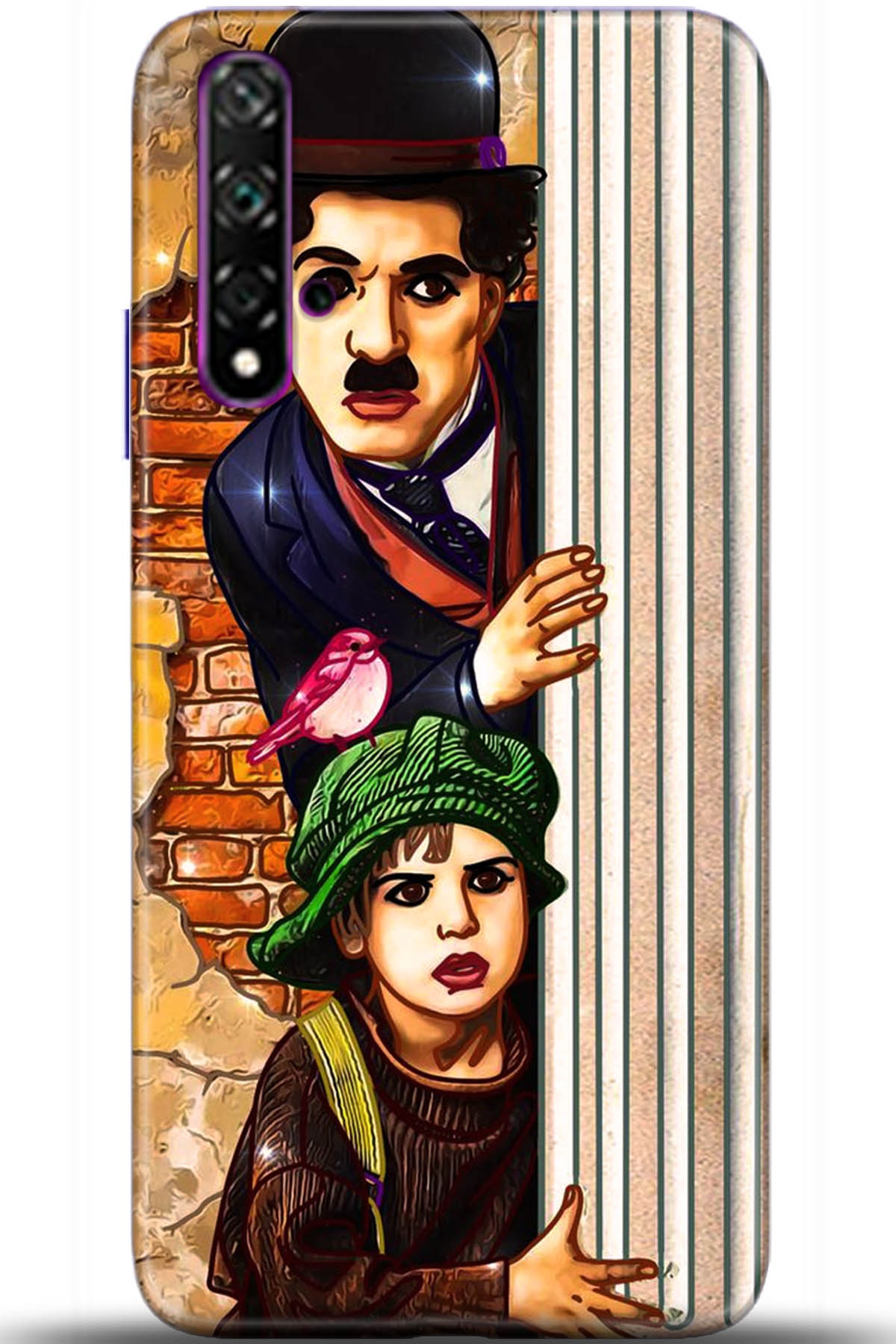 Huawei Nova 5T Uyumlu Kılıf HD Baskılı Kılıf - Followed Institution 5694